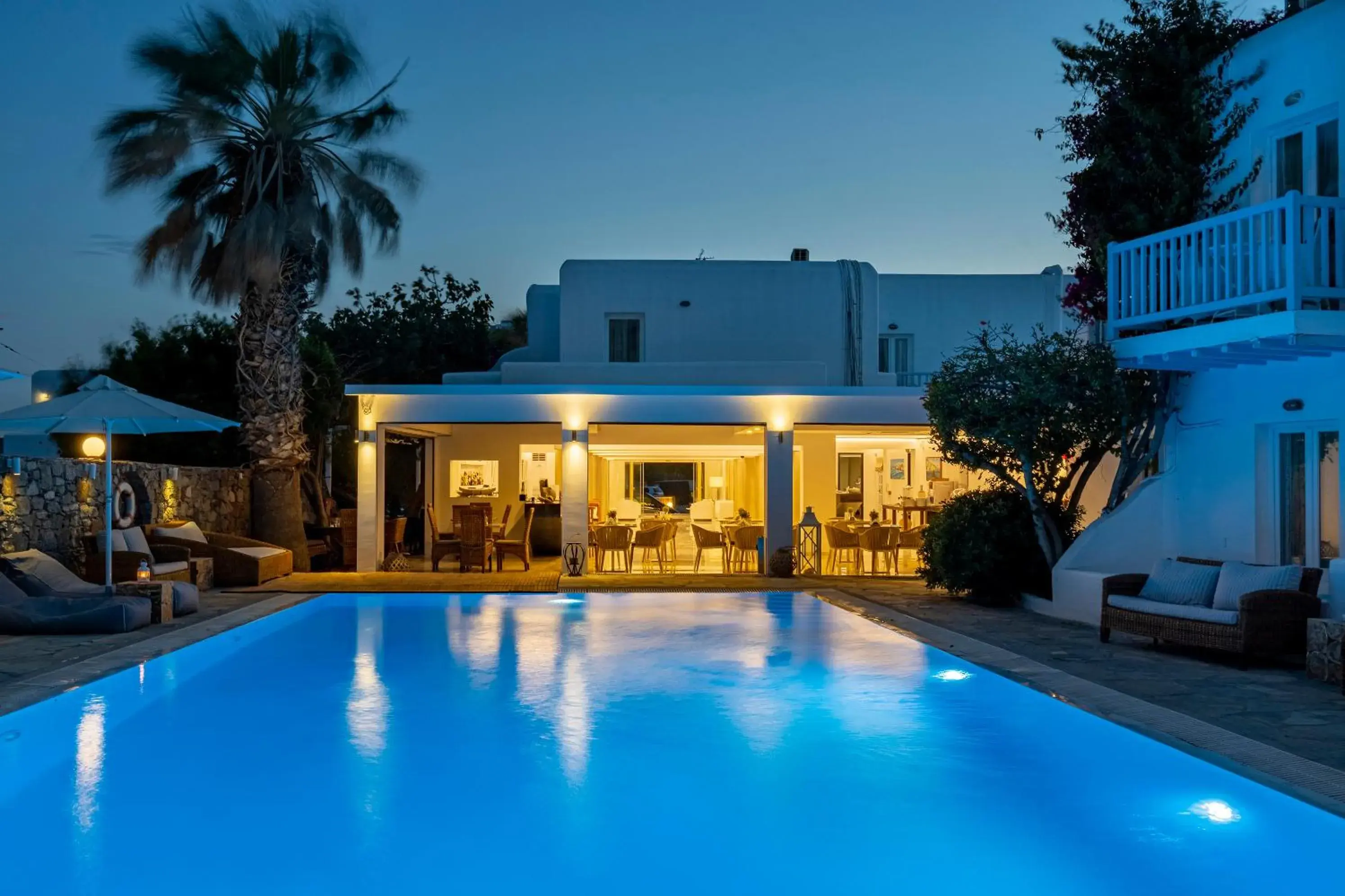 Pool view, Property Building in Dionysos Hotel