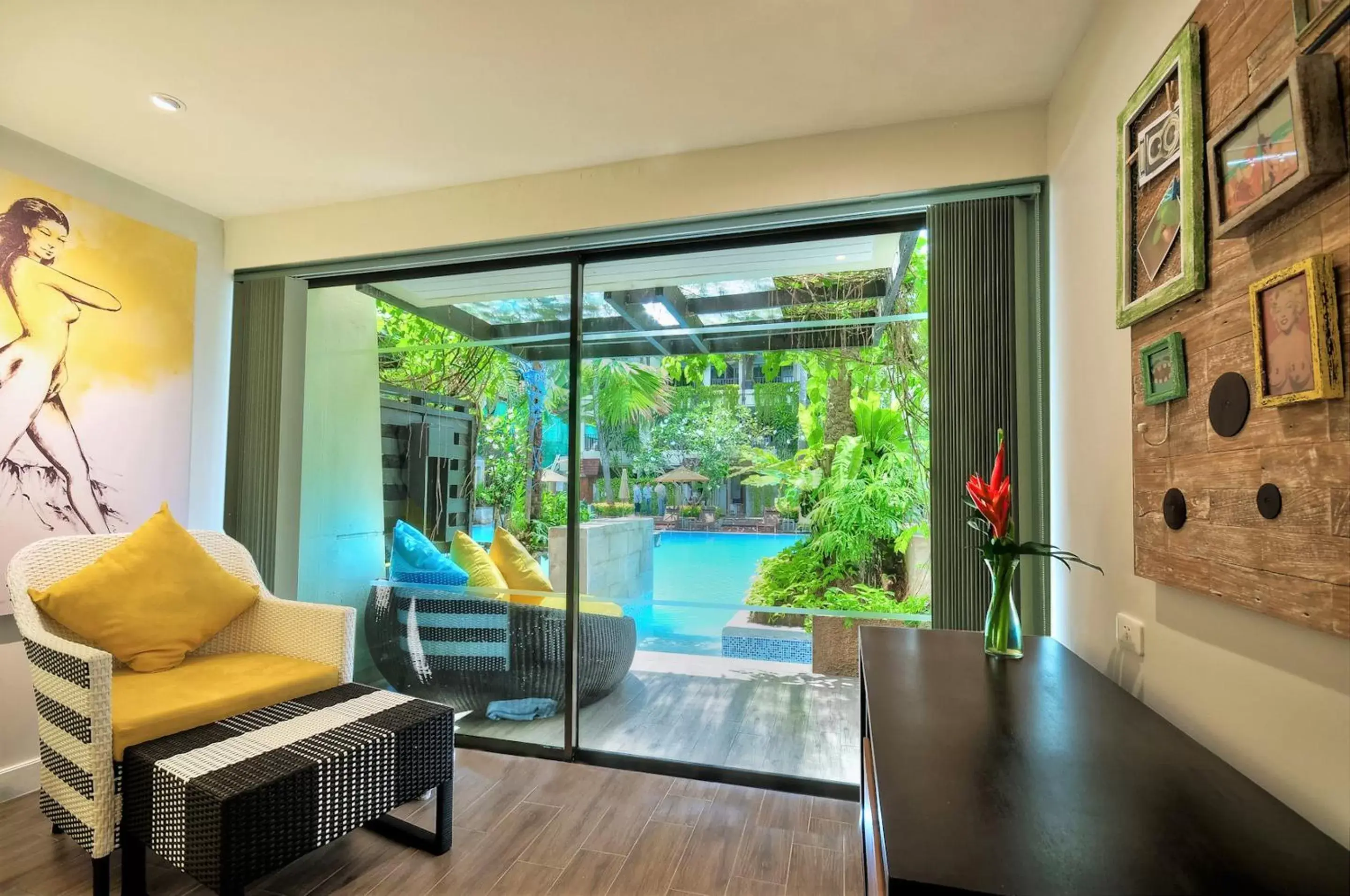 Pool view in Burasari Phuket Resort & Spa - SHA Extra Plus