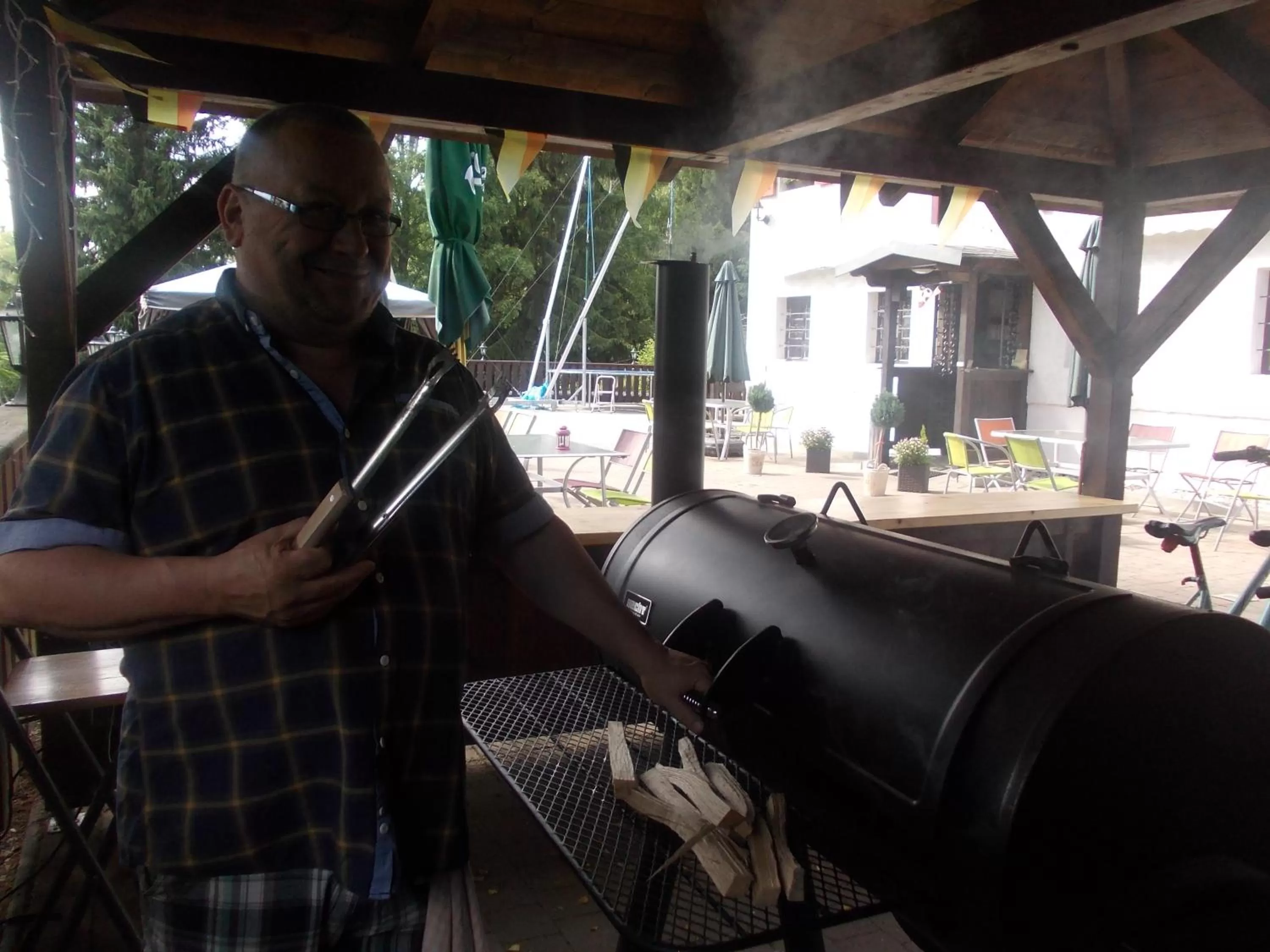 BBQ facilities in Pension U Jelinka