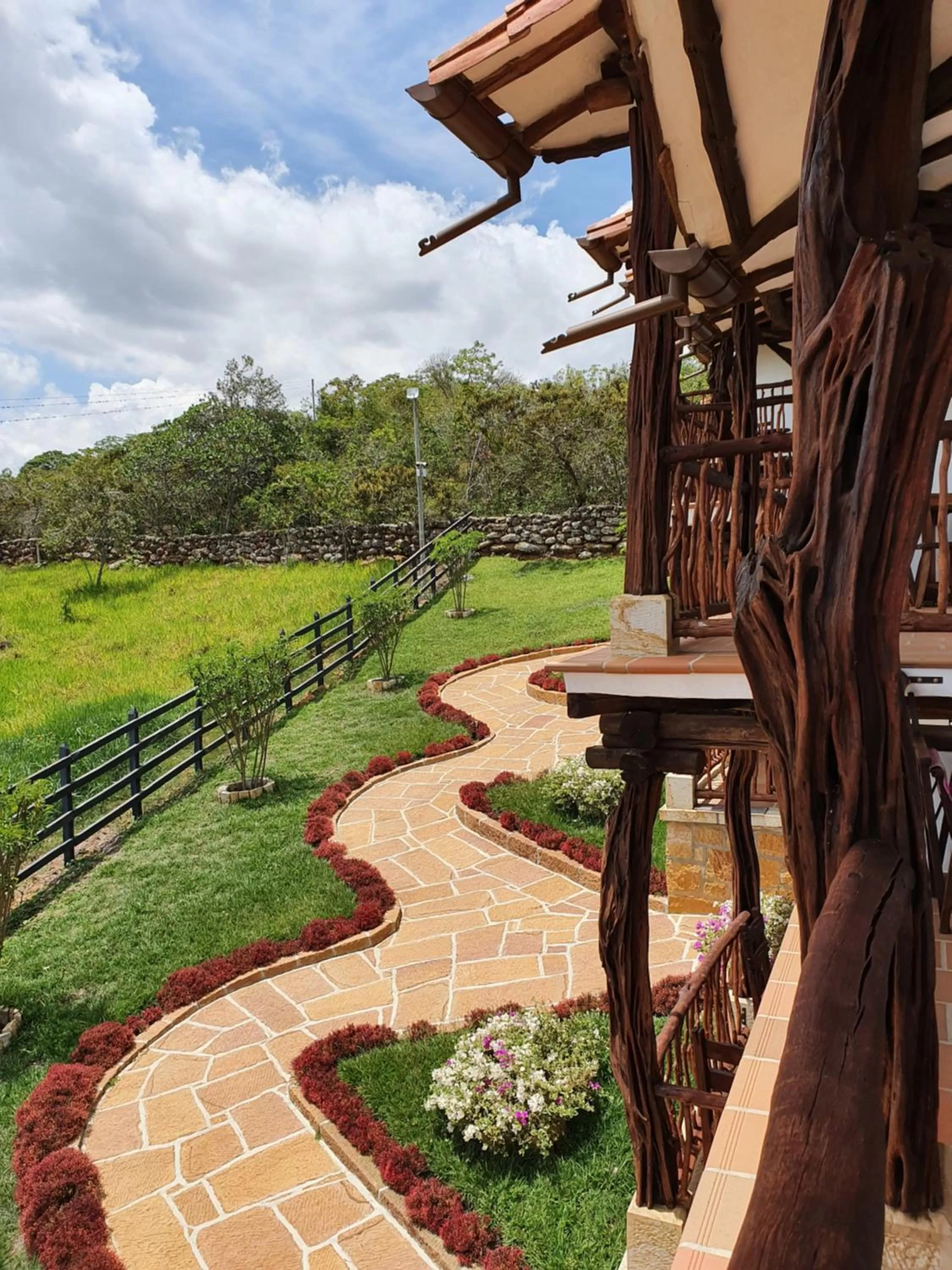 Garden in Hotel Campestre Ataraxia Barichara