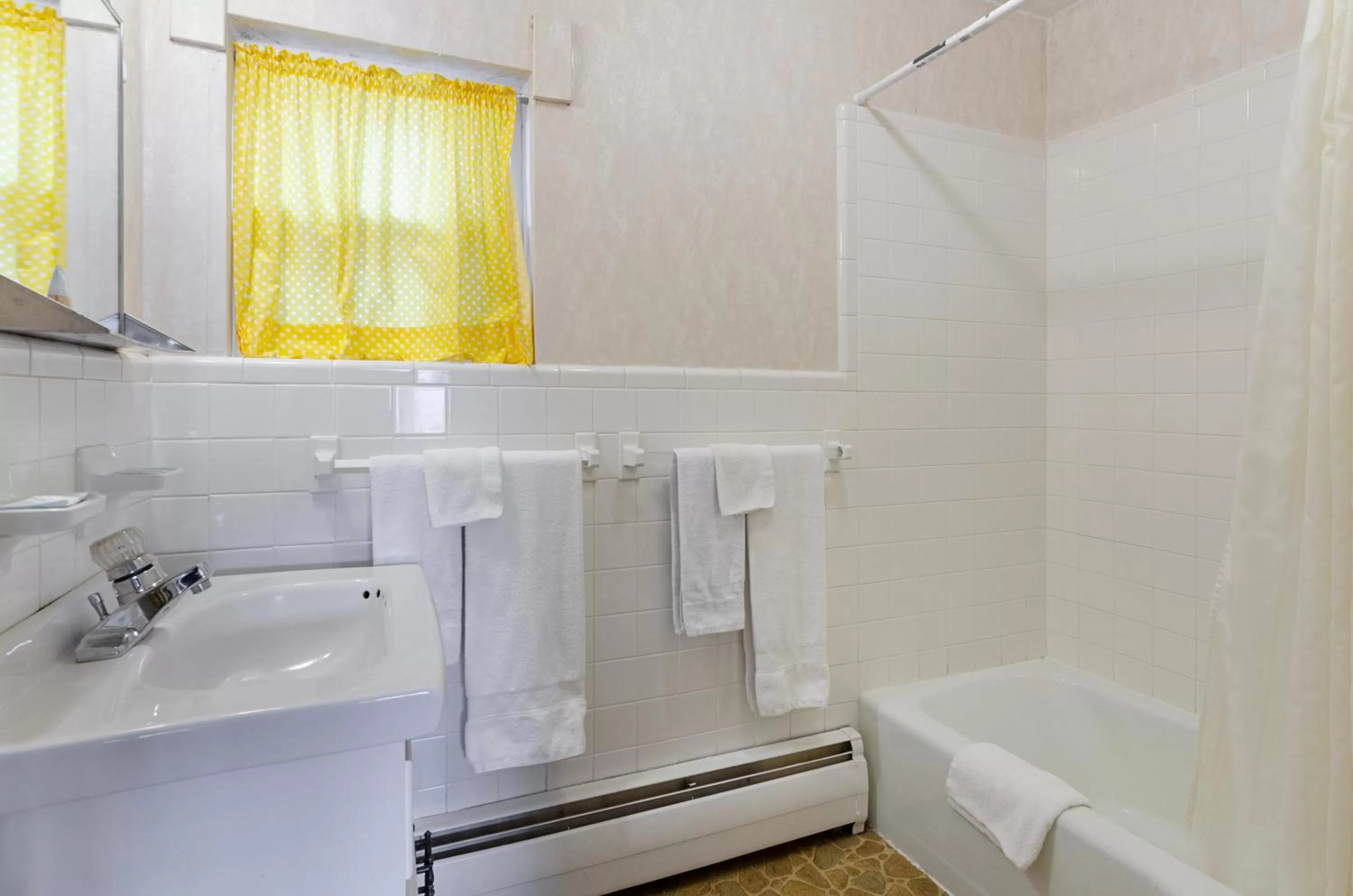 Bathroom in Knob Hill Motor Lodge