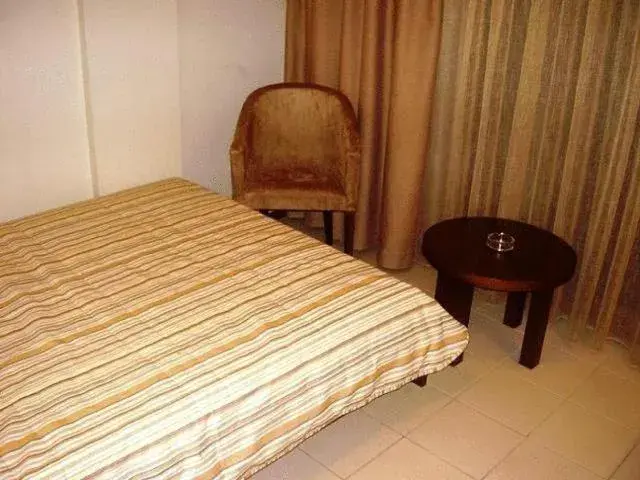 Bed in Hotel Electra