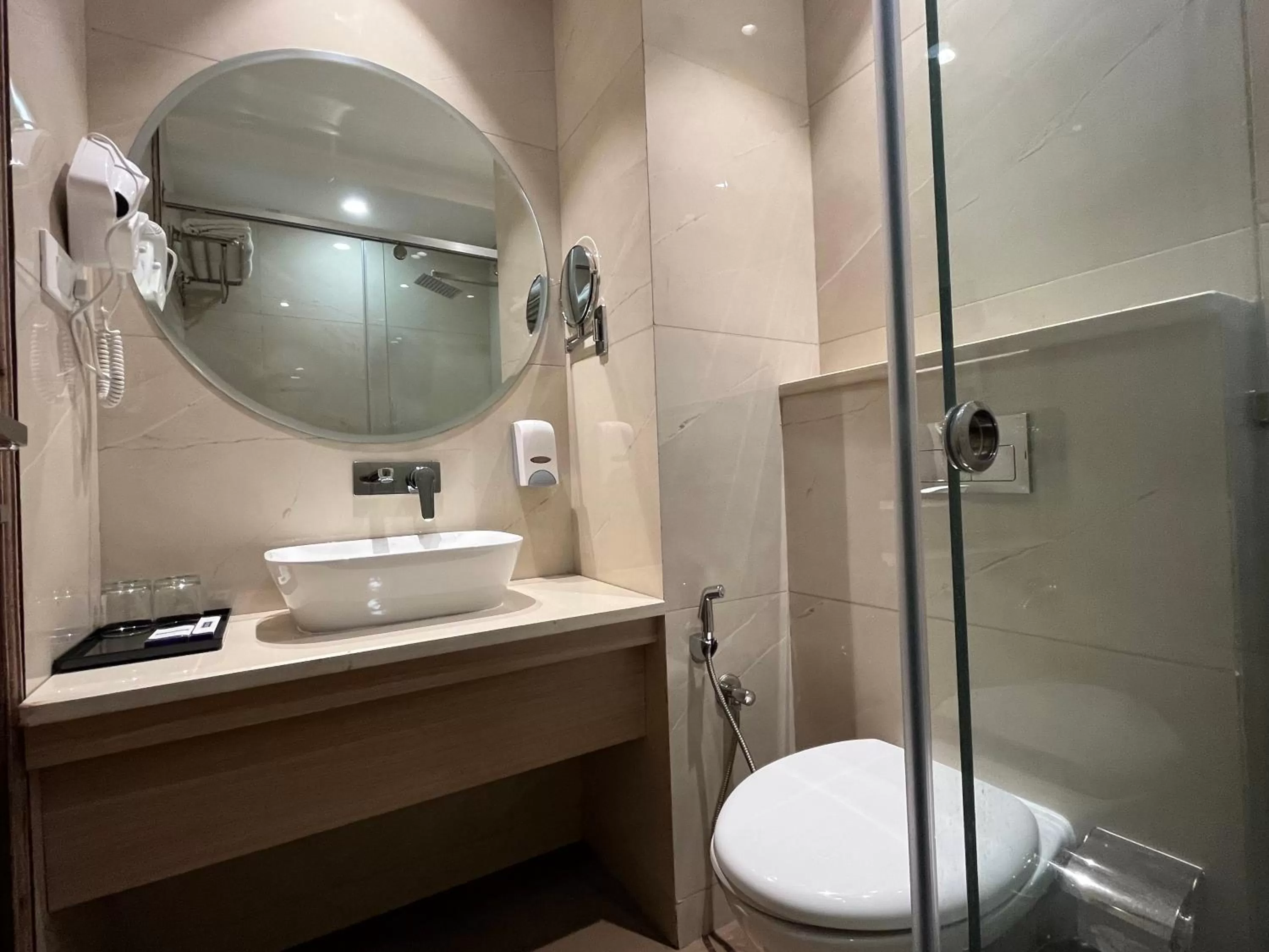 Bathroom in RRV Hotel