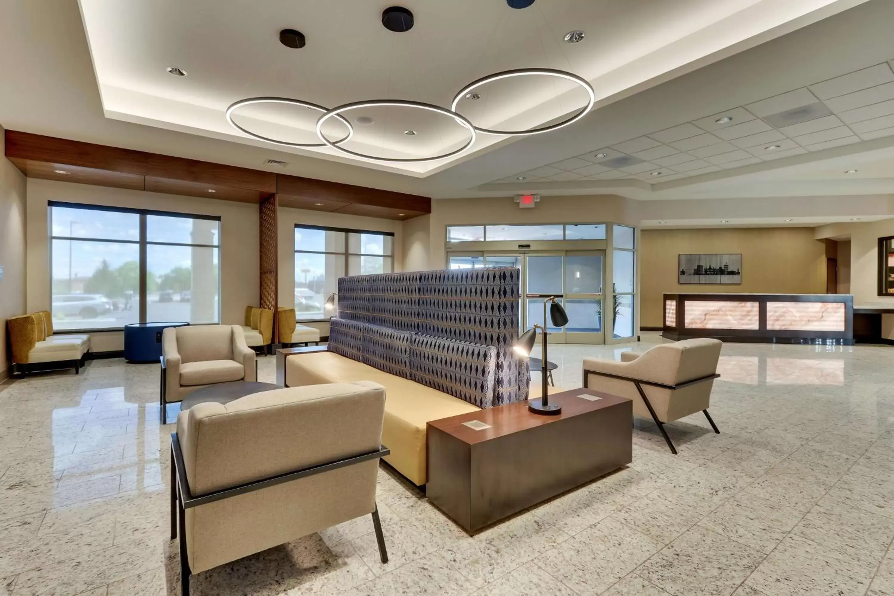 Lobby or reception, Seating Area in Drury Inn & Suites Lafayette IN