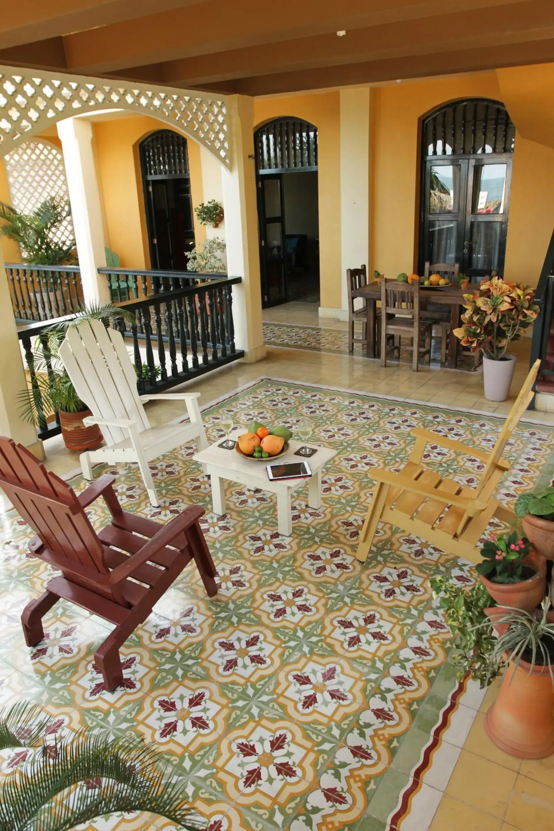 Balcony/Terrace in Hotel Boutique Castillo Ines Maria