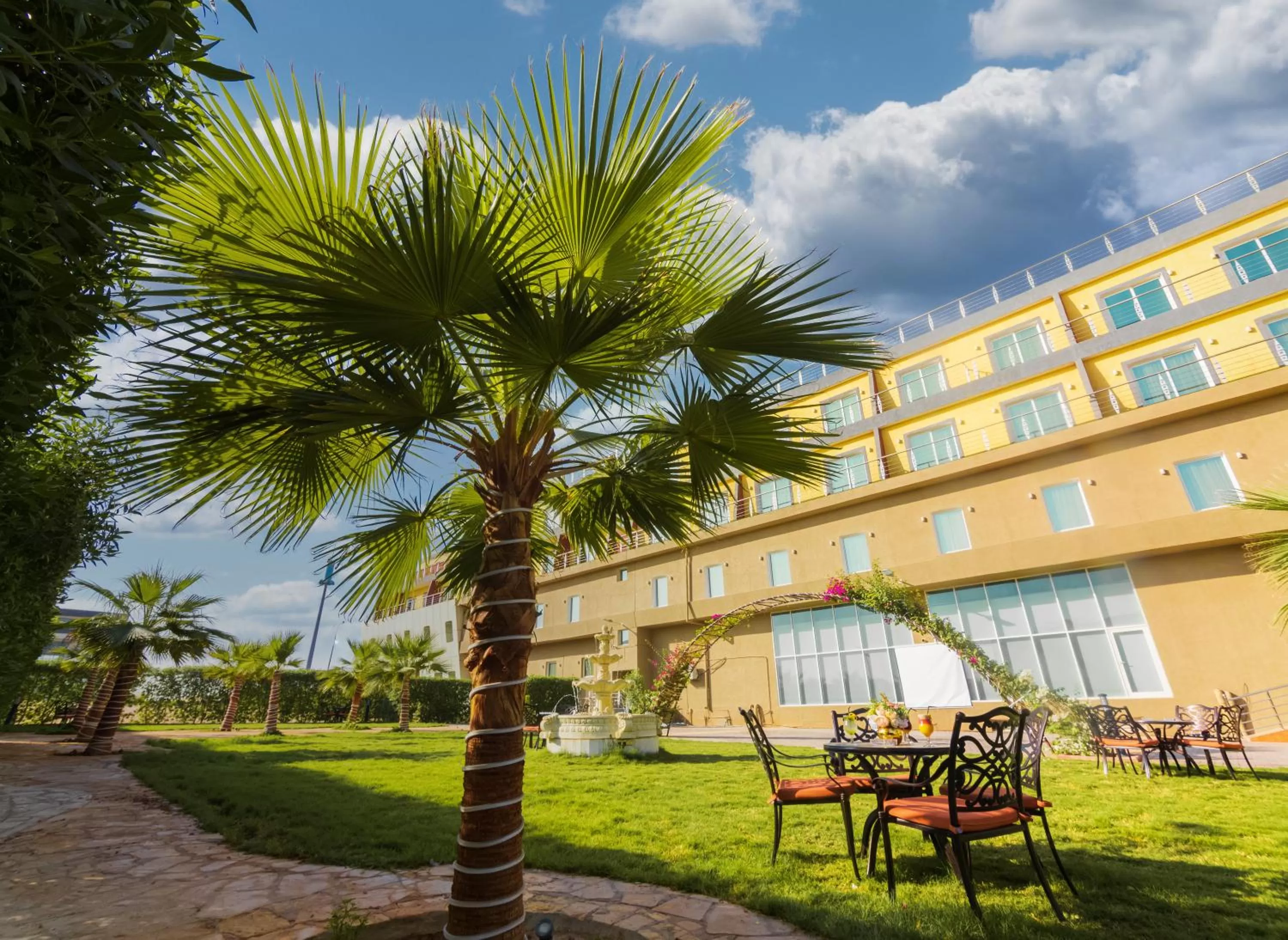 Garden in Golden Ship Hotel