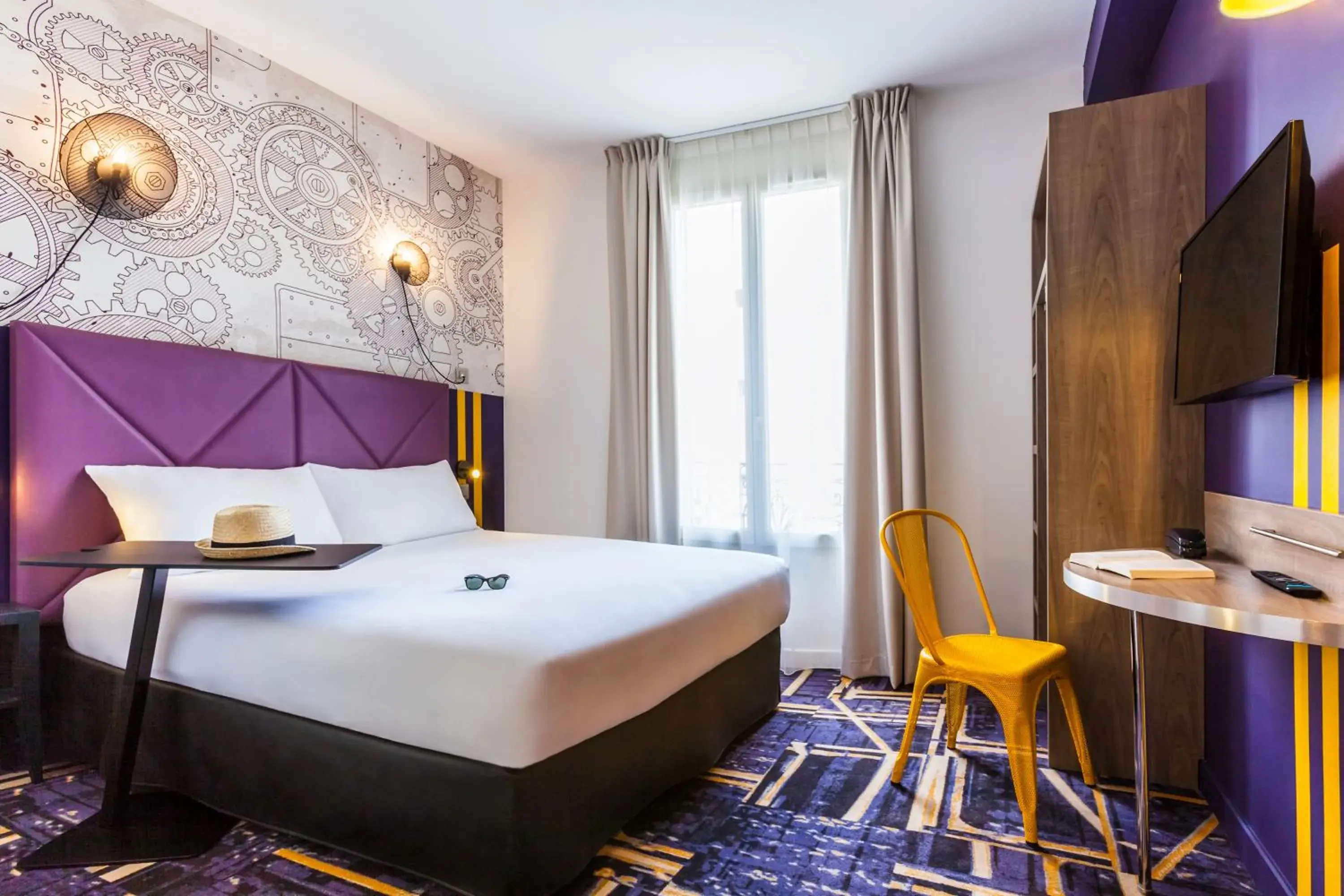 Bedroom, Bed in ibis Styles Paris Mairie De Clichy Bedroom, Bed in ibis Styles Paris Mairie De Clichy