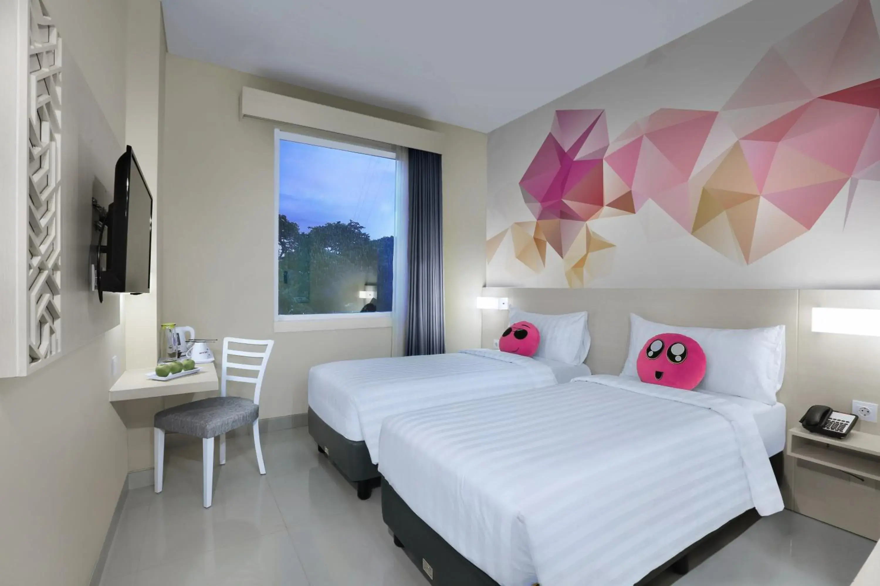 Bed in favehotel Tlogomas Malang