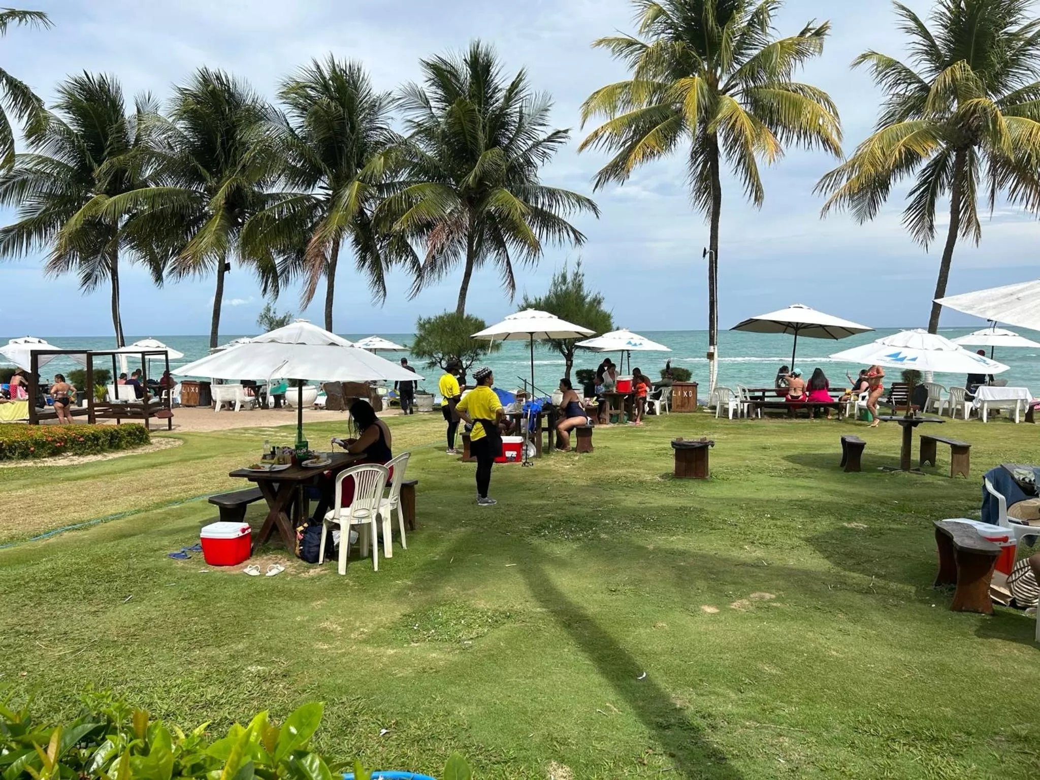 Natural landscape in Praia dos Carneiros apart beira-mar