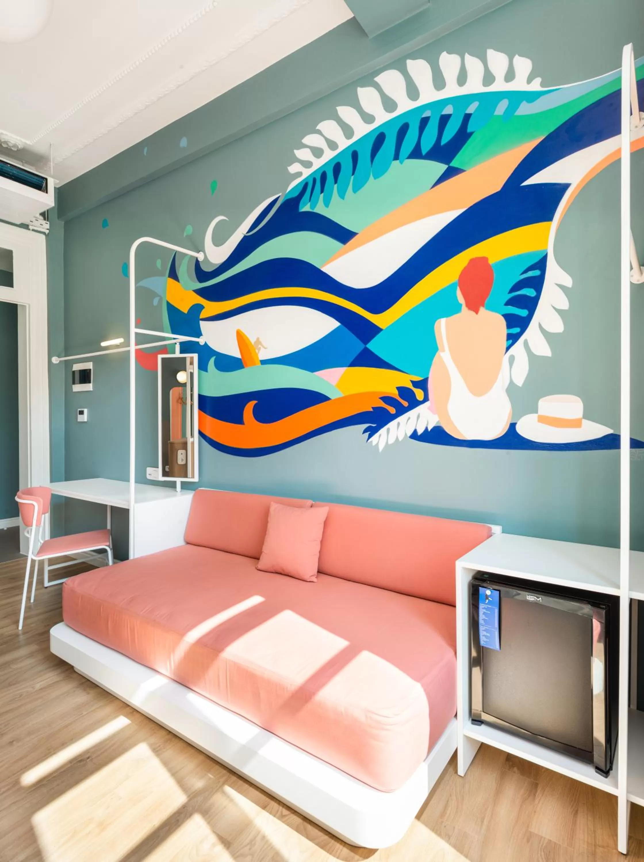 Bedroom, Bed in Colors Urban Hotel Thessaloniki