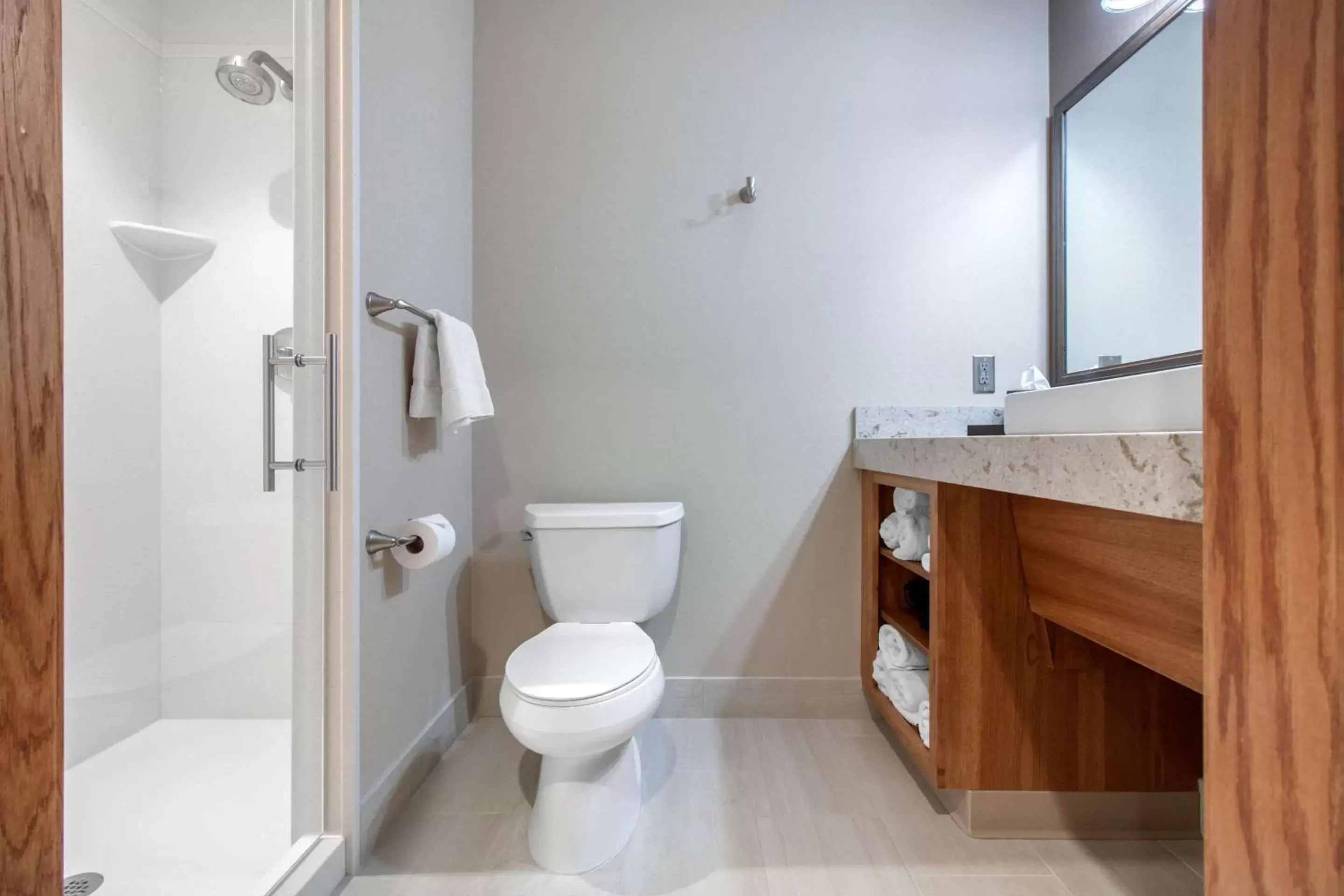 Bathroom in Norfolk Lodge & Suites, Ascend Hotel Collection