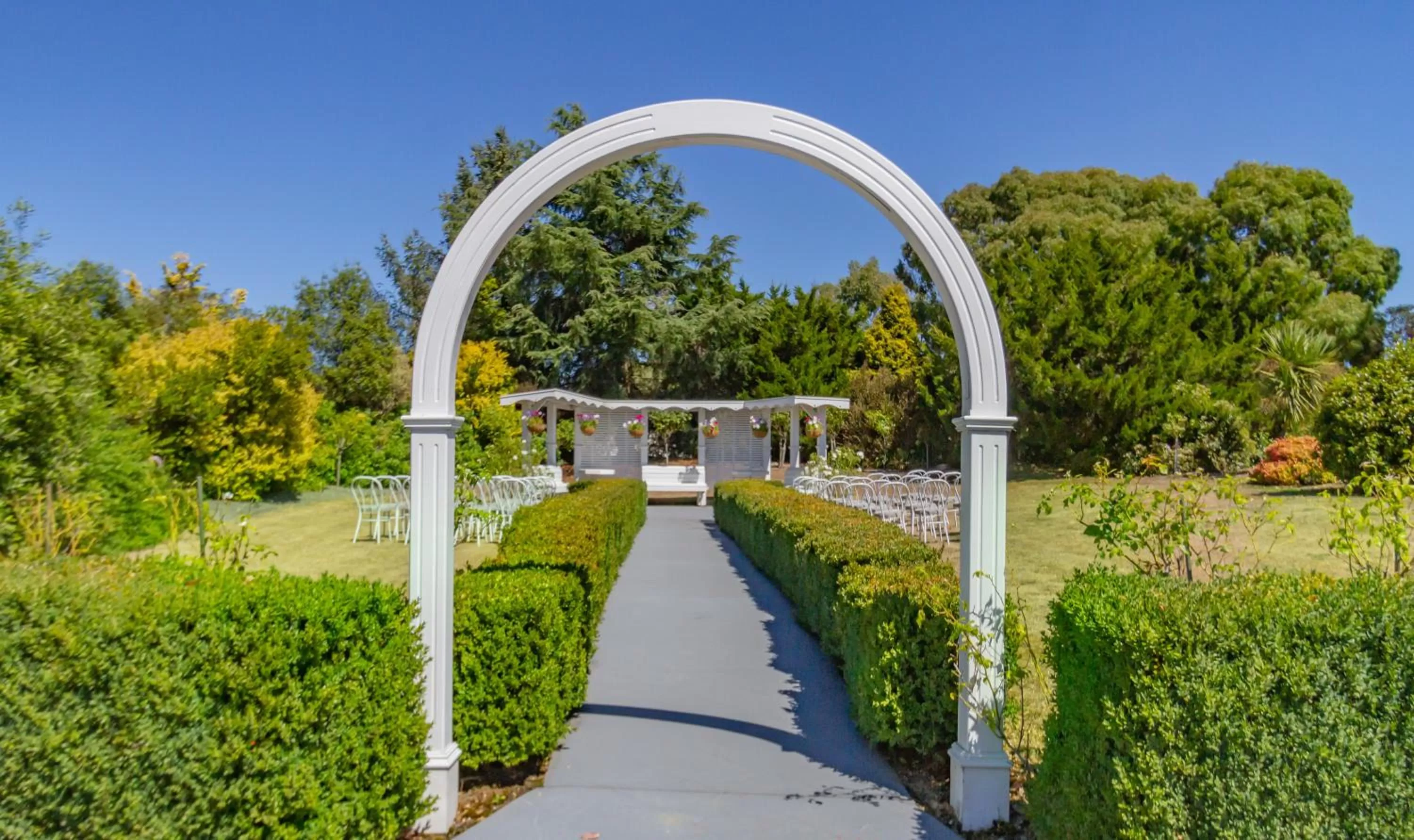 Garden in Copthorne Solway Park, Wairarapa