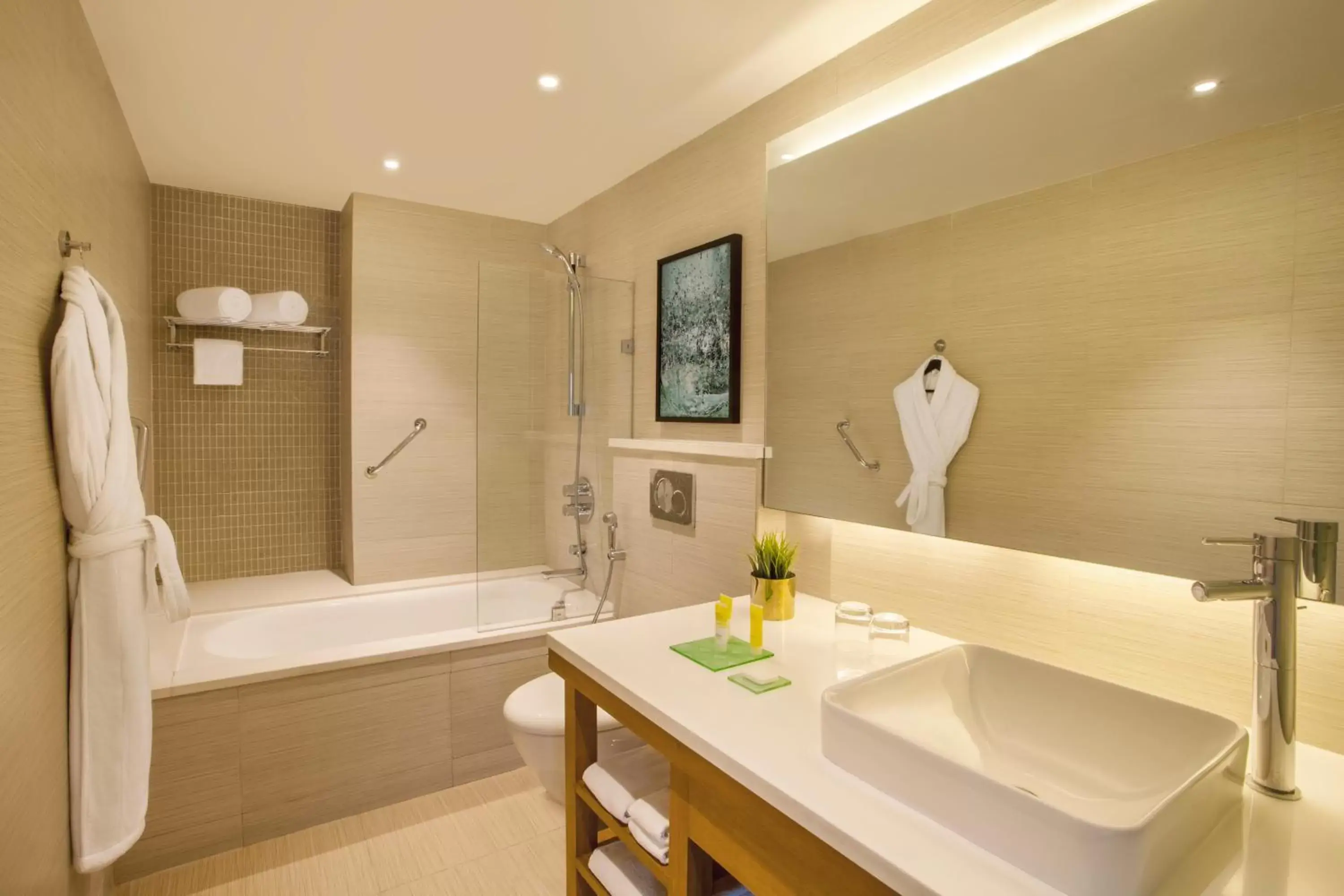 Shower, Bathroom in Hyatt Place Hyderabad Banjara Hills