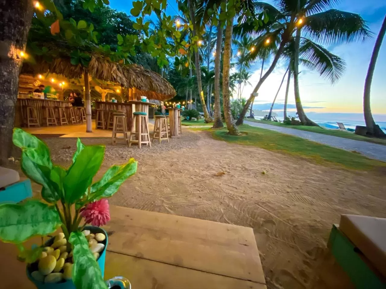 Lounge or bar, Beach in El Mosquito Boutique Hotel Playa Bonita
