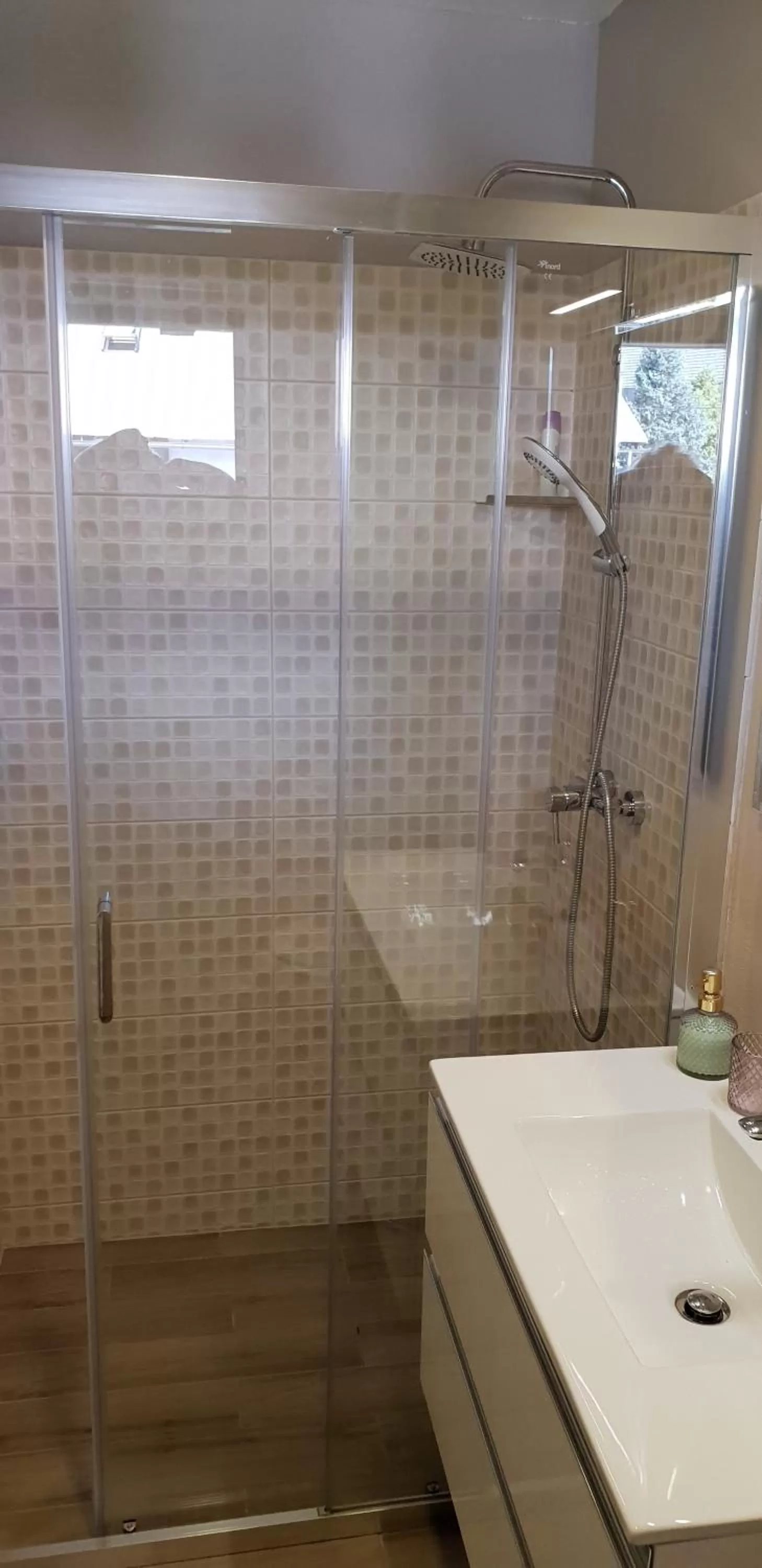 Shower in Resort Vidmar near Bled - rooms Vidmar