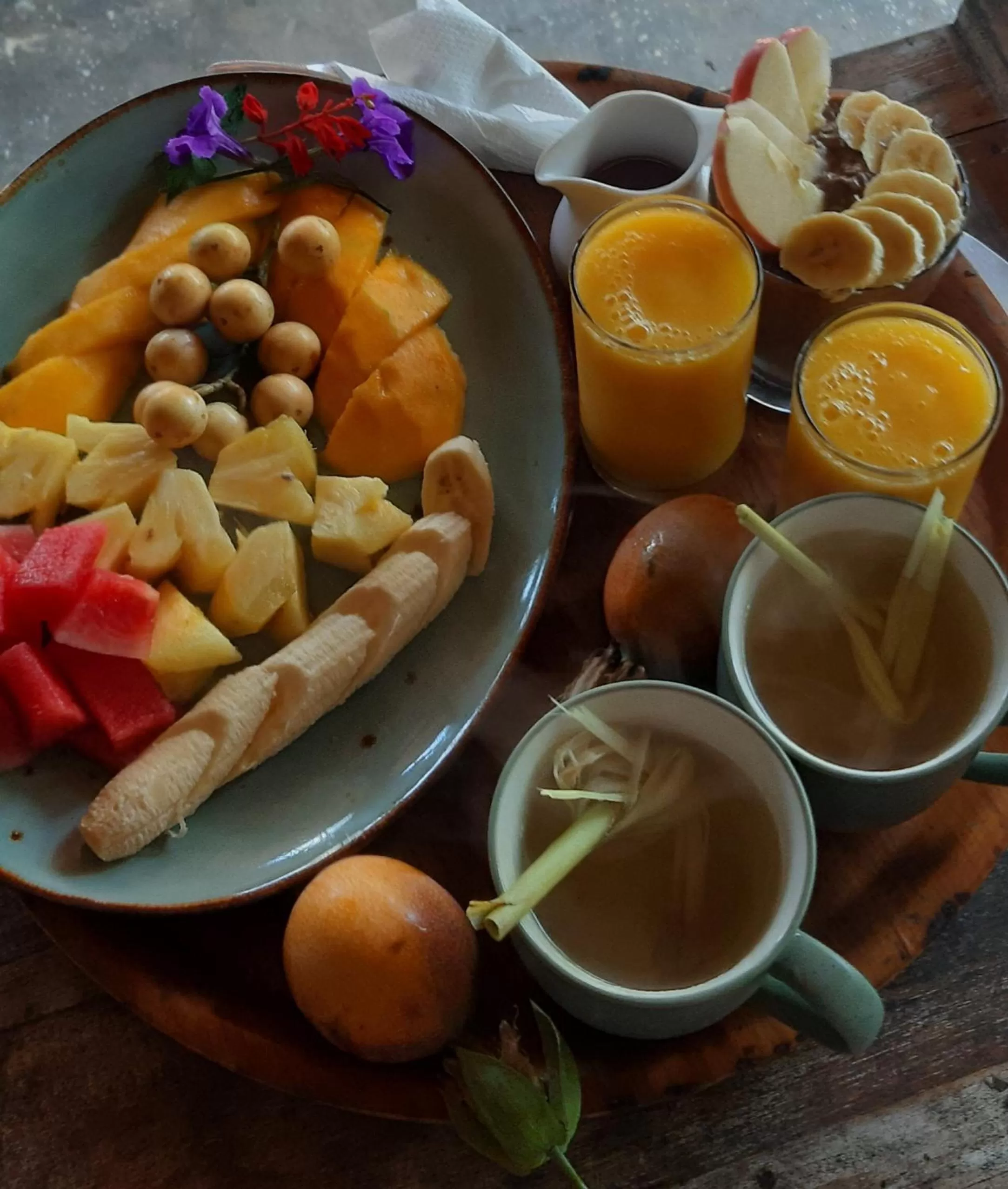 Continental breakfast in Gumi Ayu EcoStay