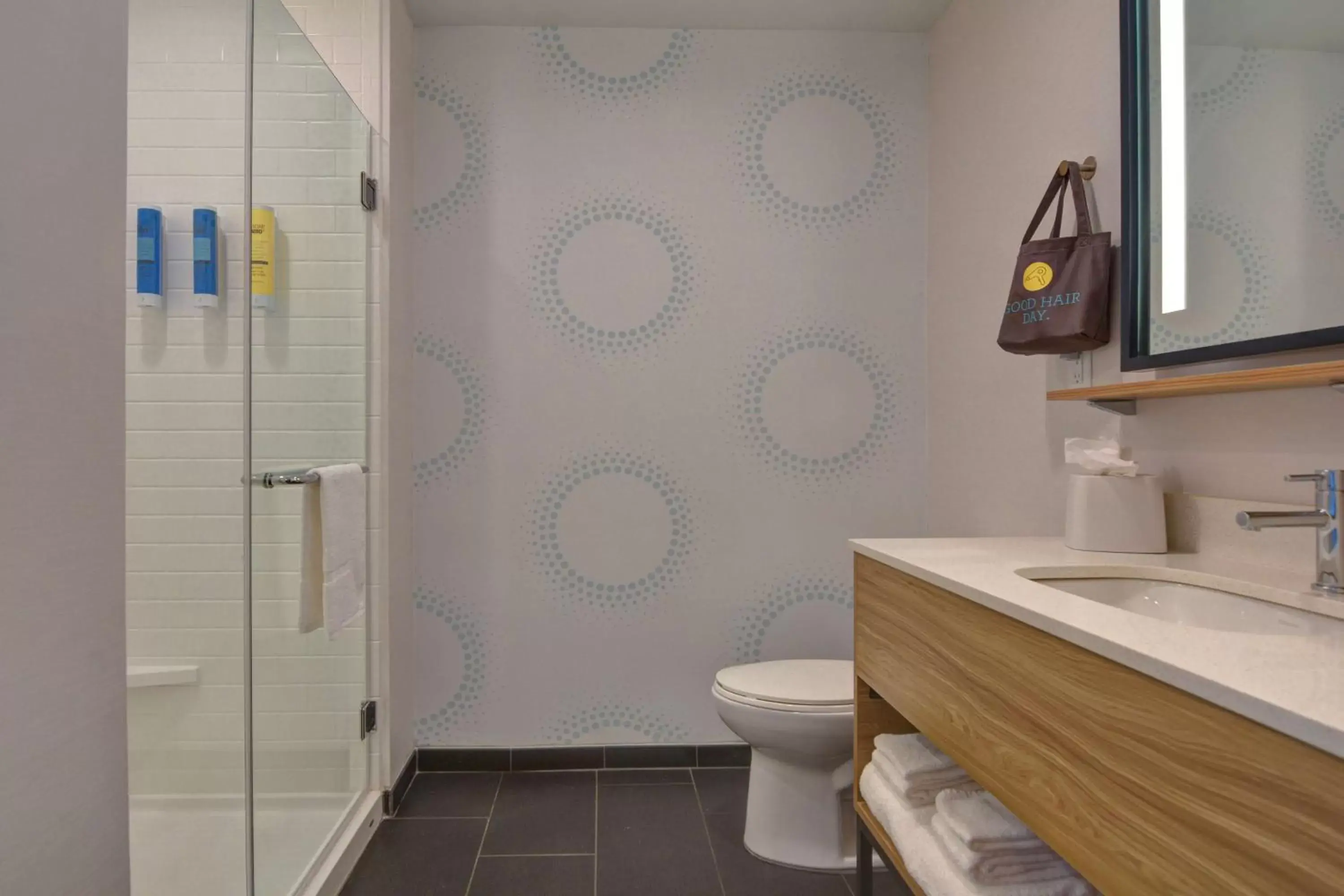 Bathroom in Tru By Hilton St. Petersburg Downtown Central Ave Bathroom in Tru By Hilton St. Petersburg Downtown Central Ave