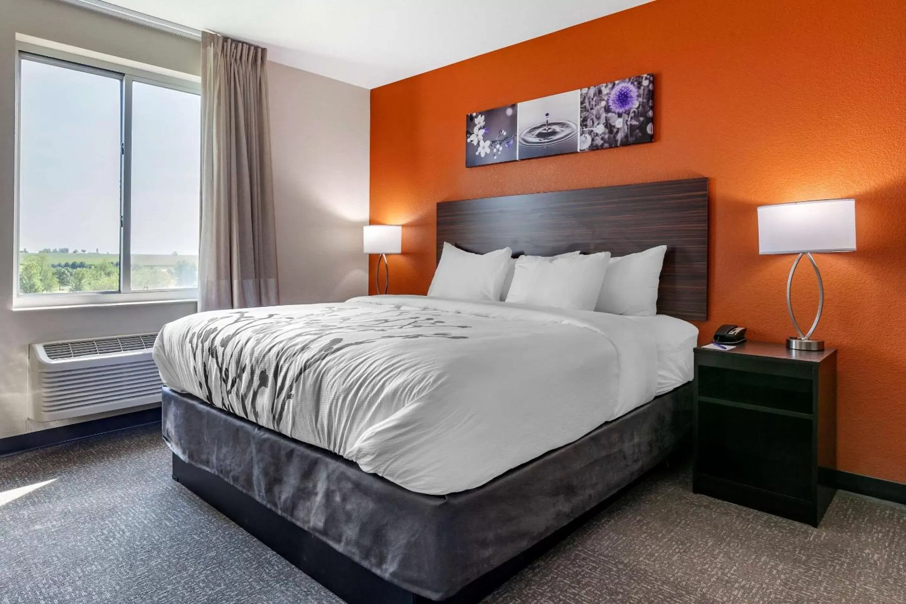 Bedroom, Bed in Sleep Inn & Suites Lancaster-Platteville