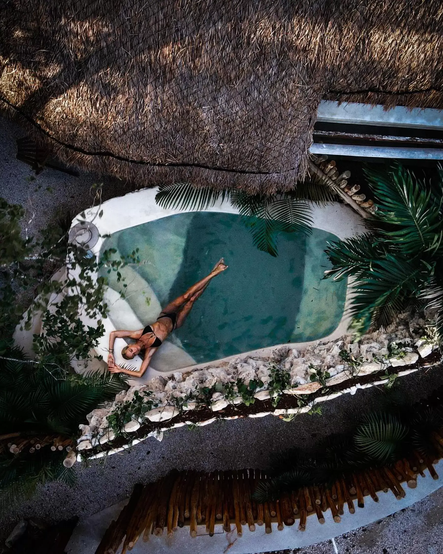 Pool view in Hotel Muaré & Spa Tulum