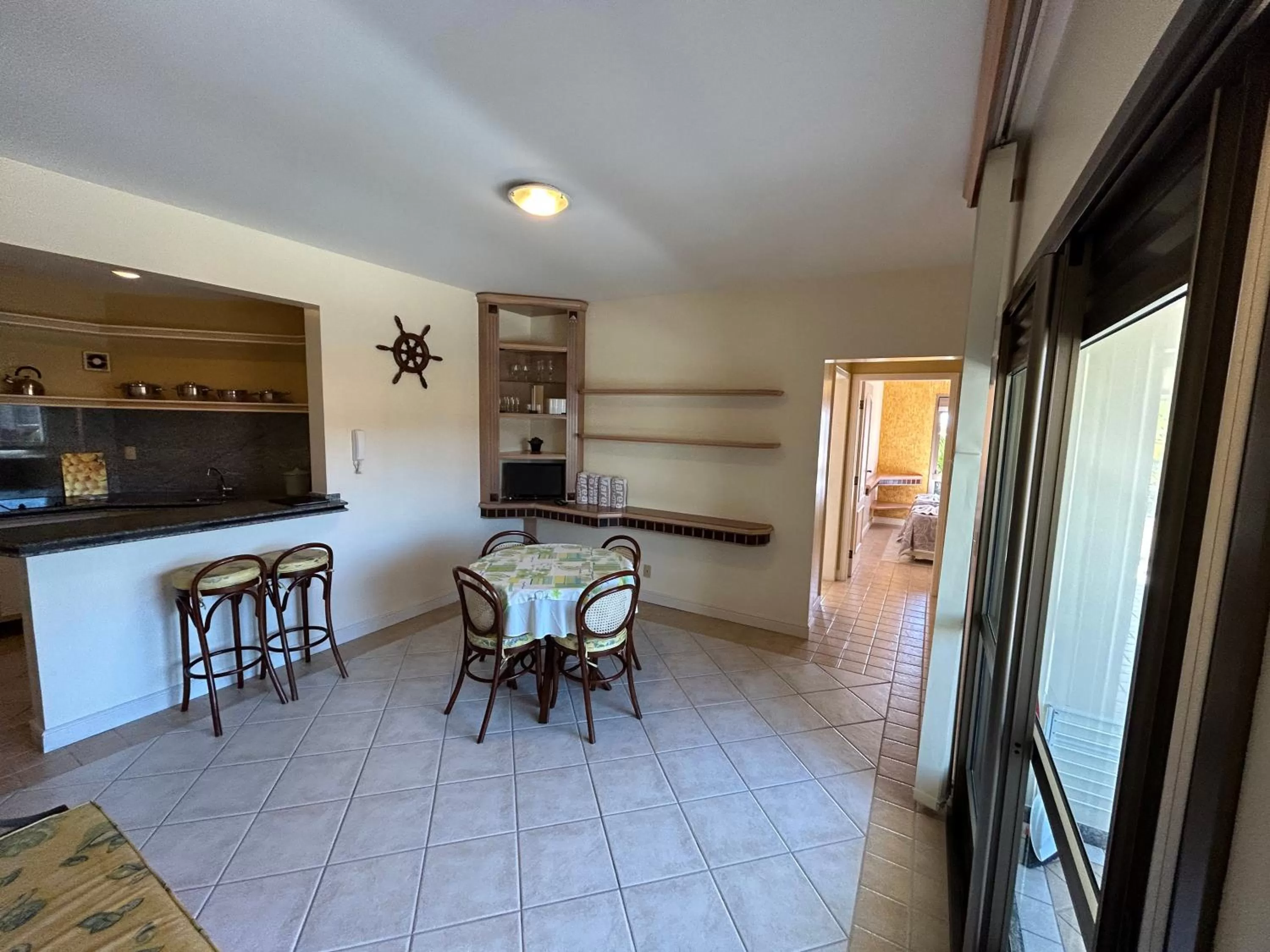 Living room in Golfinhos Apart Hotel