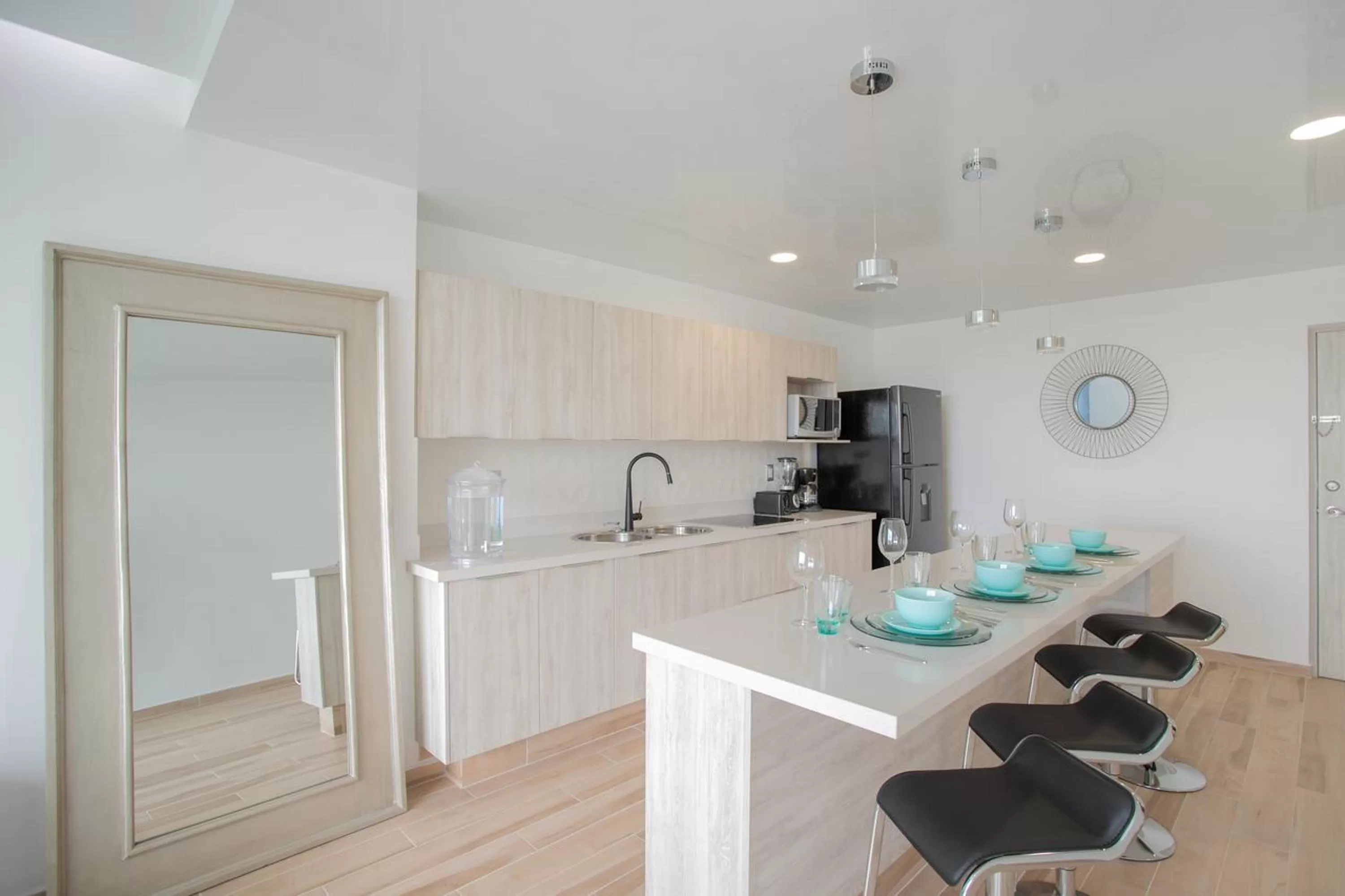 Kitchen or kitchenette in Macondo Quinta Avenida Residences