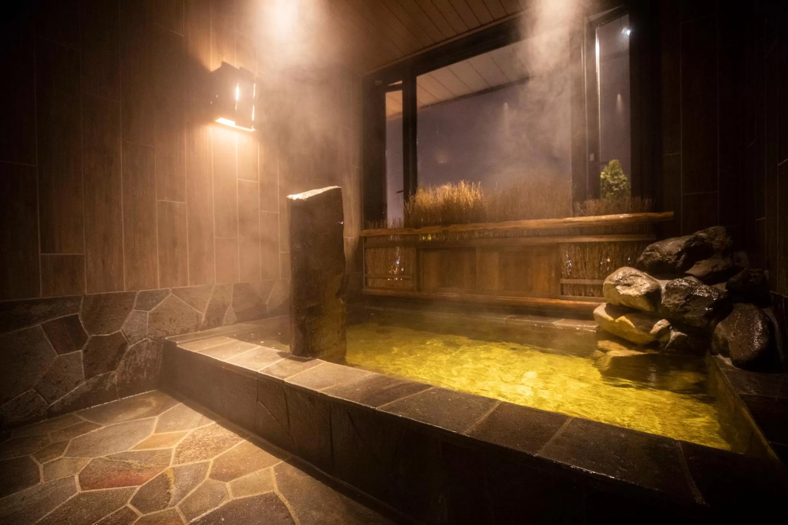 Hot Spring Bath in La Vista Furano Hills Natural Hot Spring