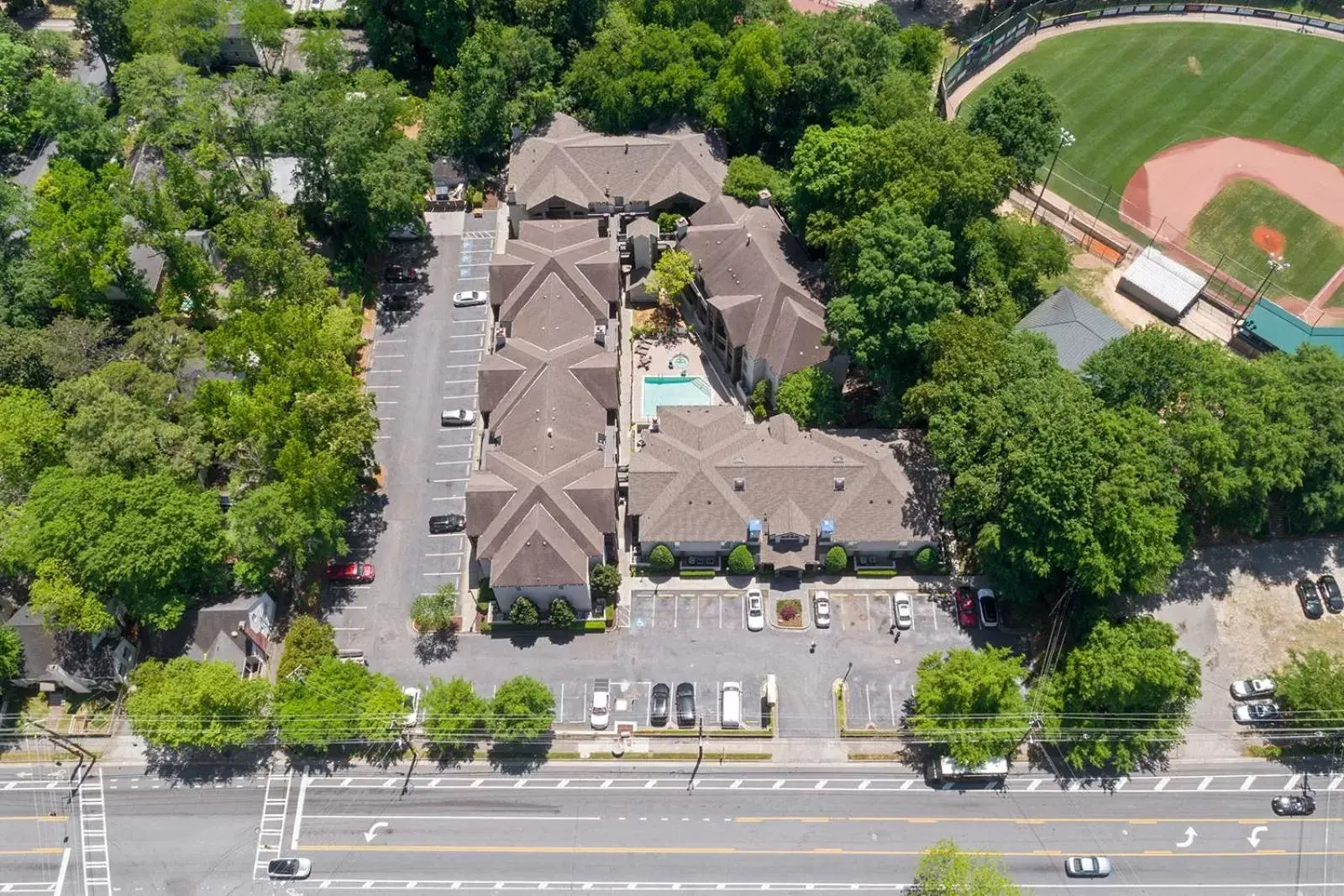 Property building, Bird's-eye View in The 505 Collection Buckhead