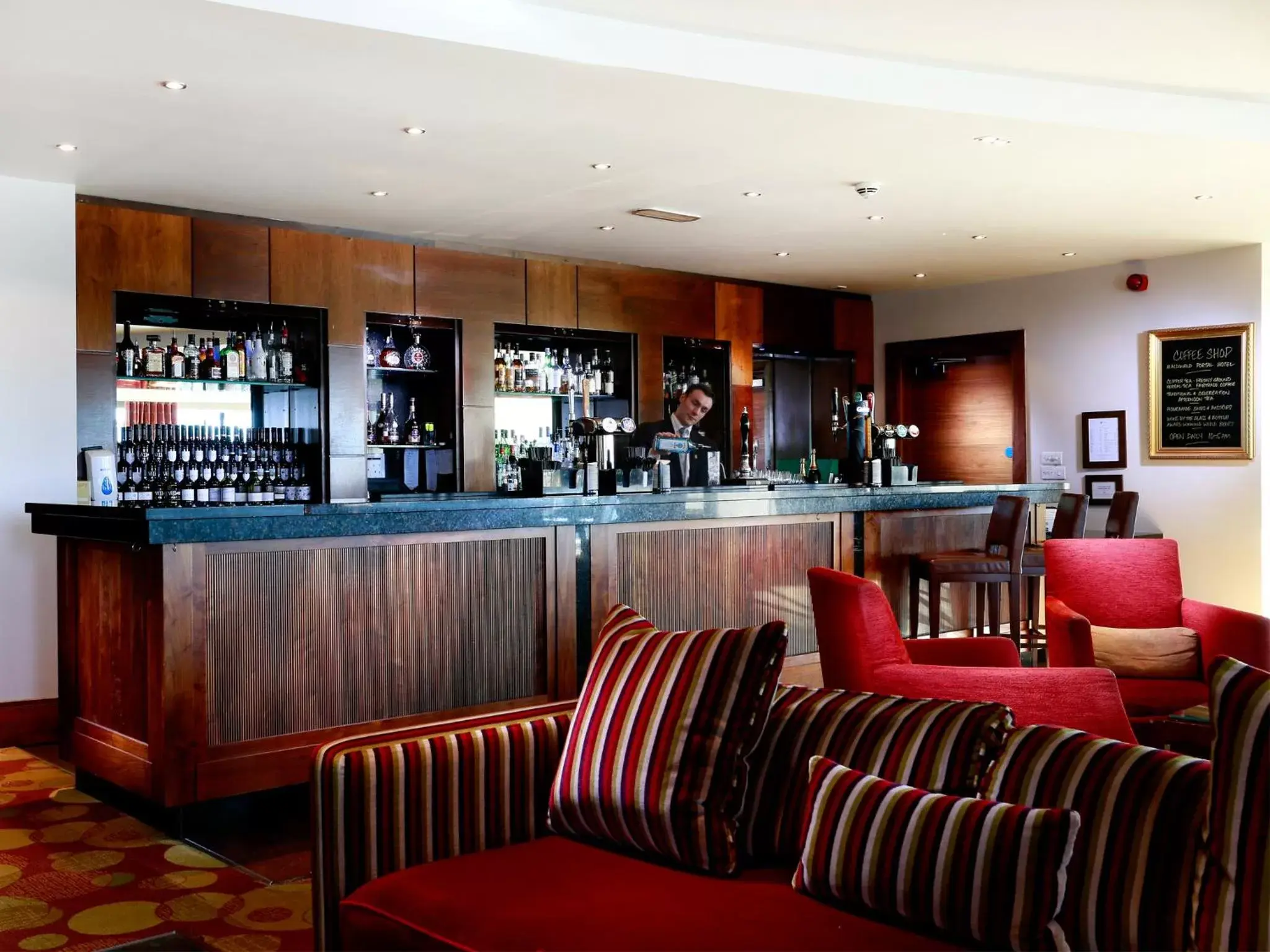 Lounge or bar, Lounge/Bar in Macdonald Portal Hotel, Golf & Spa Cobblers Cross, Cheshire