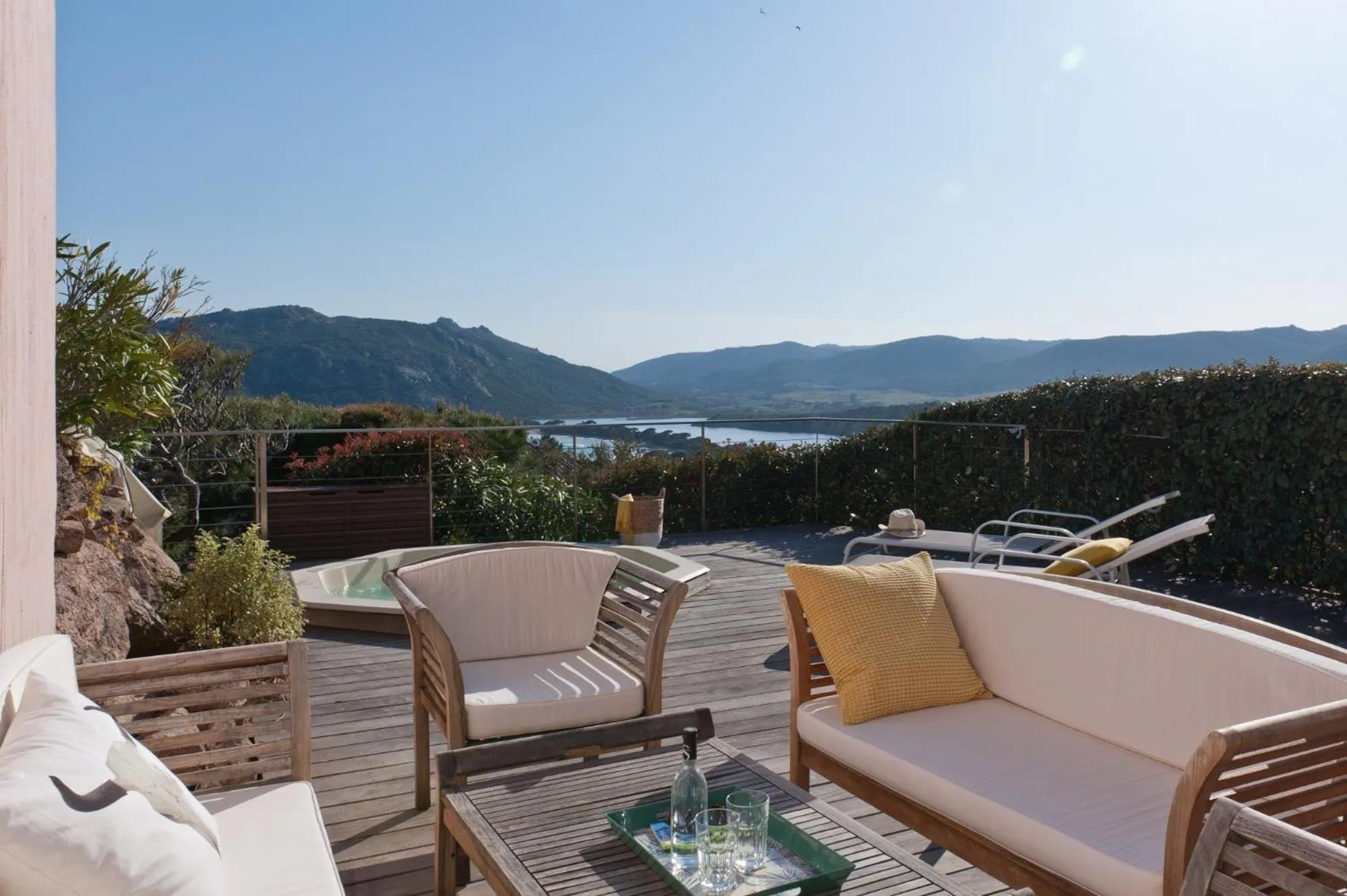 Patio in Résidence Marina Di Santa Giulia