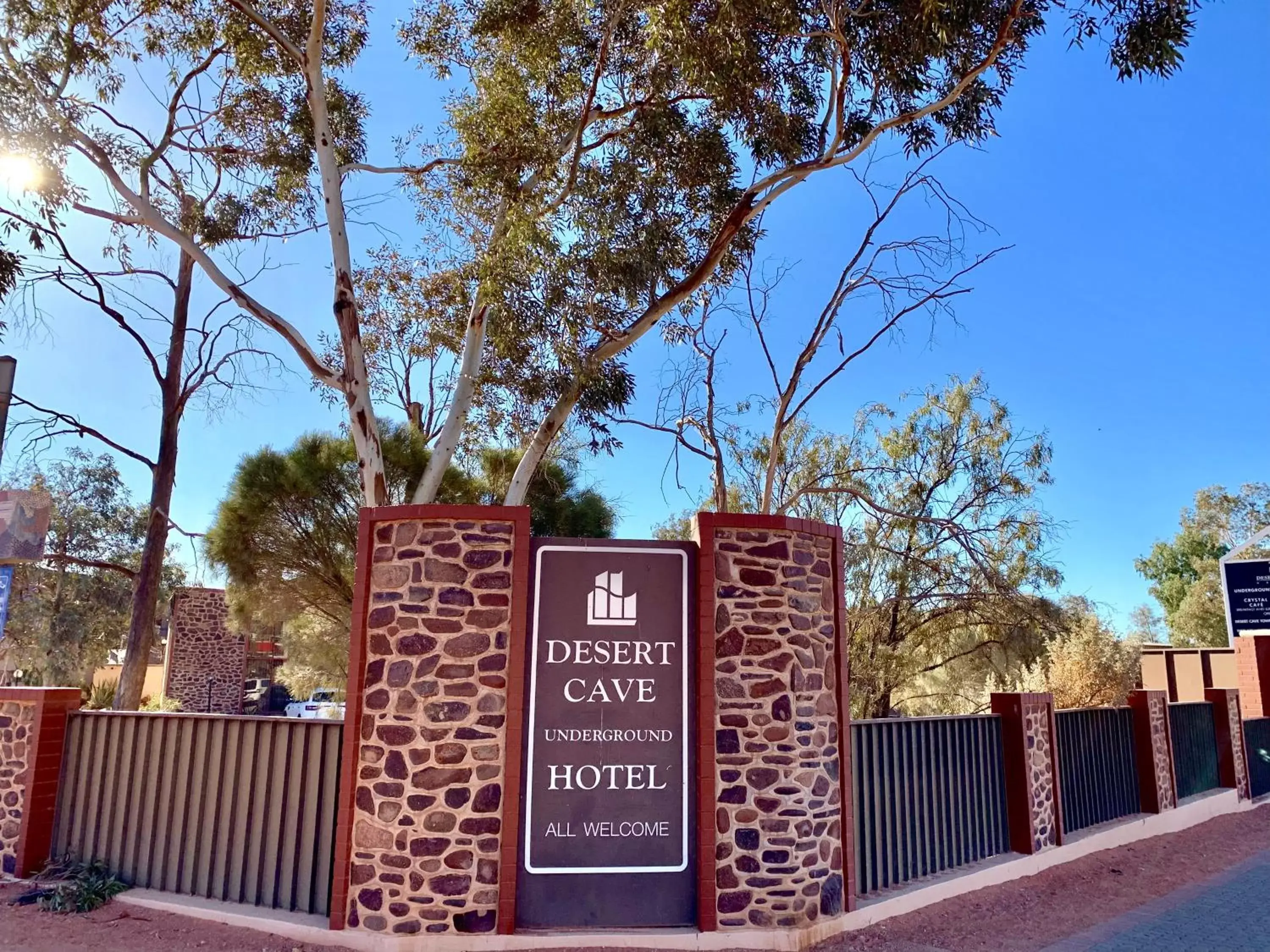 Property building in Desert Cave Hotel