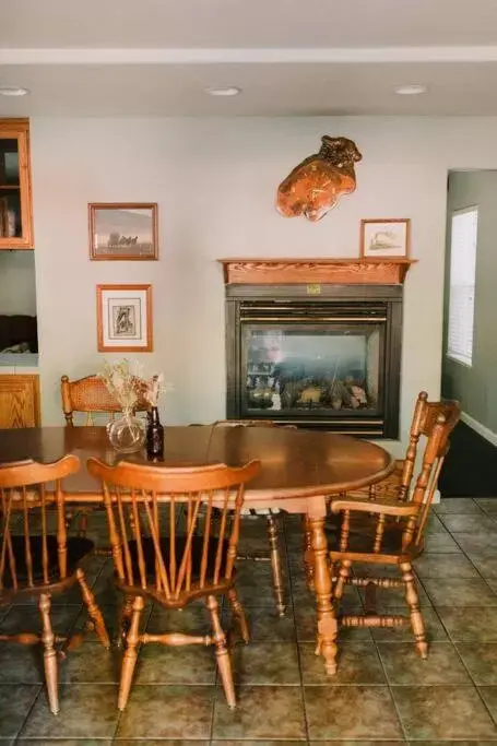 Dining Area in The Long Barn Lodge