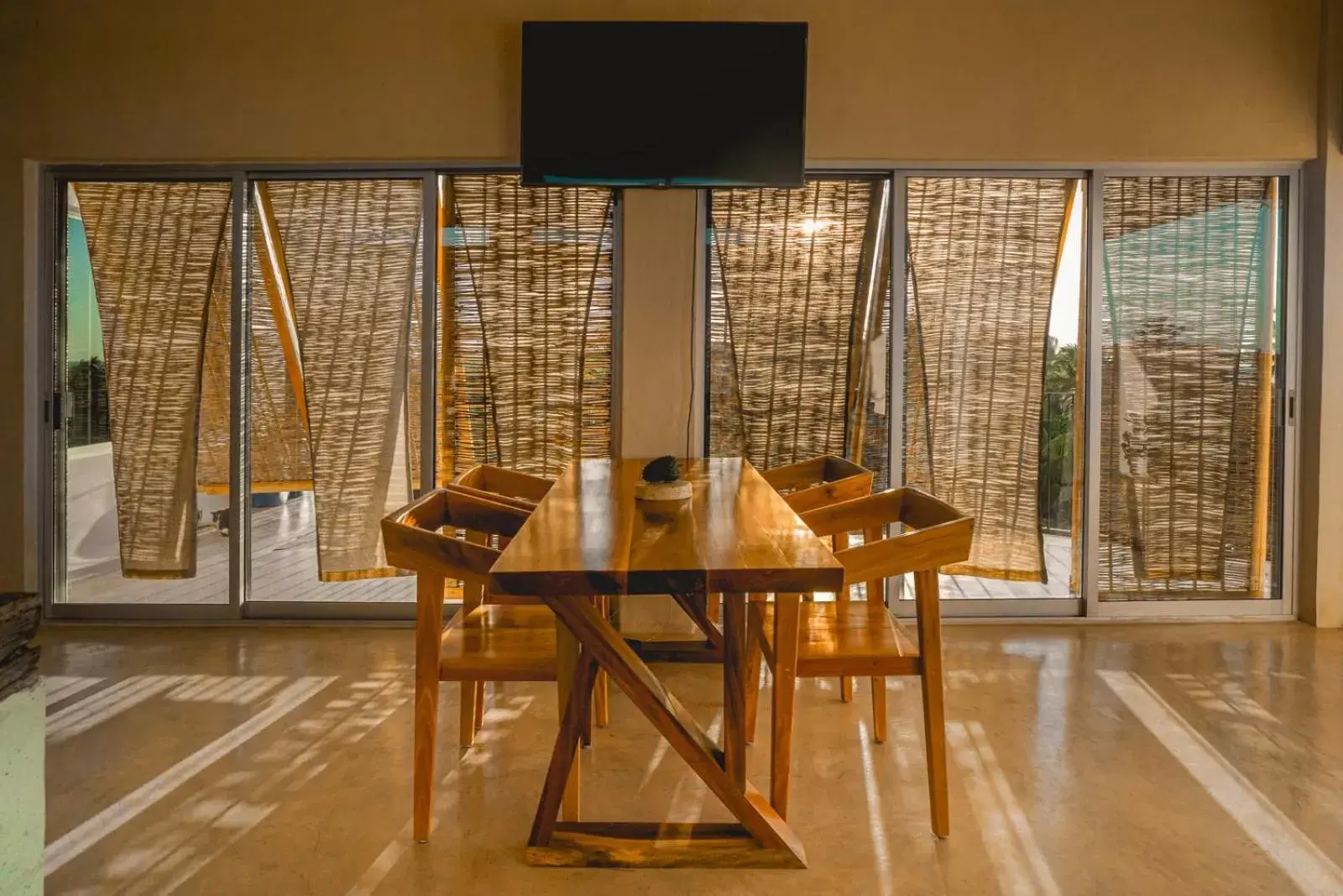 Living room, Dining Area in Casa Mia El Cuyo Eco Beach Boutique Hotel