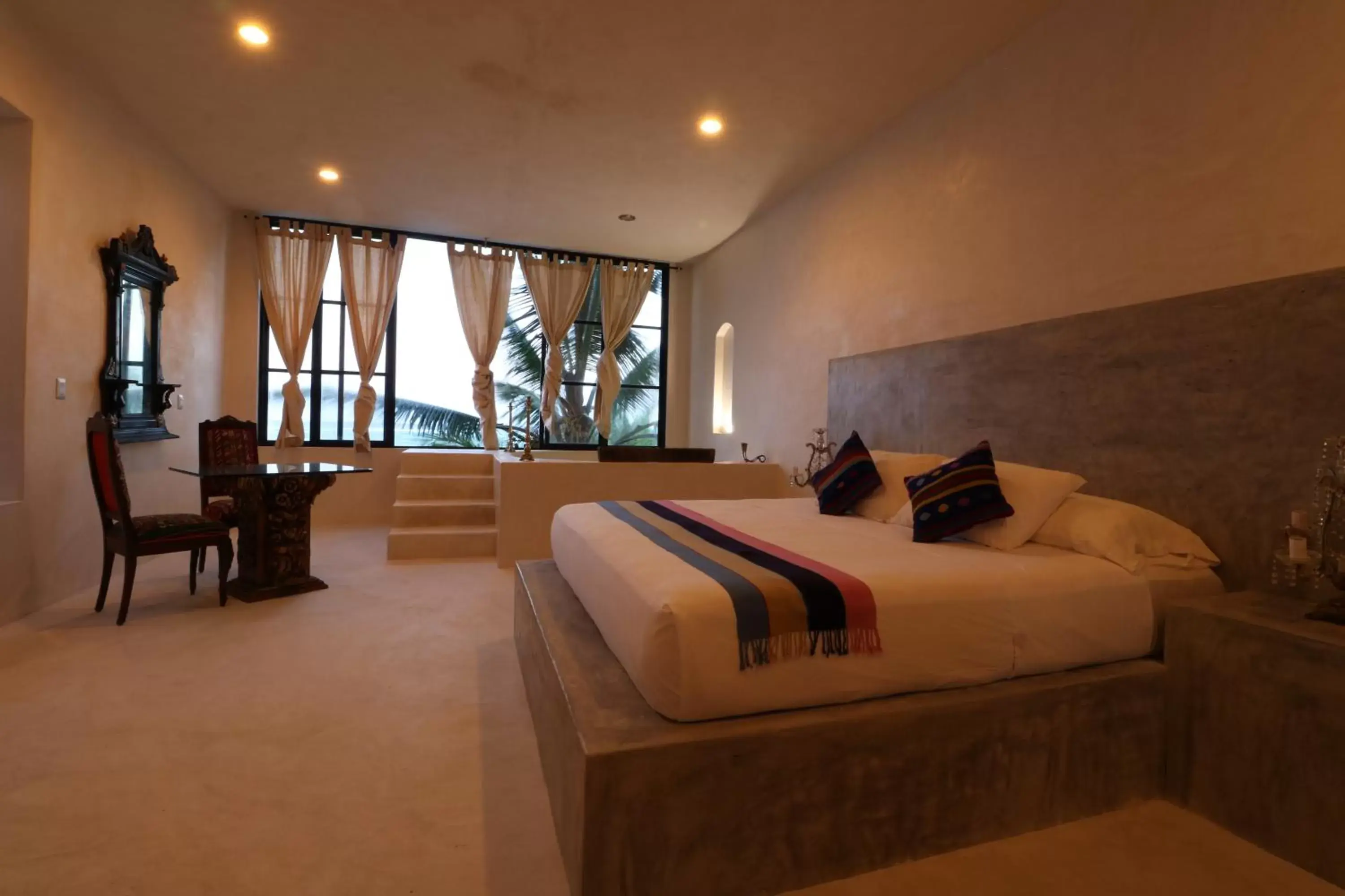 Photo of the whole room, Bed in Posada Lamar Tulum Beach Front and Pool
