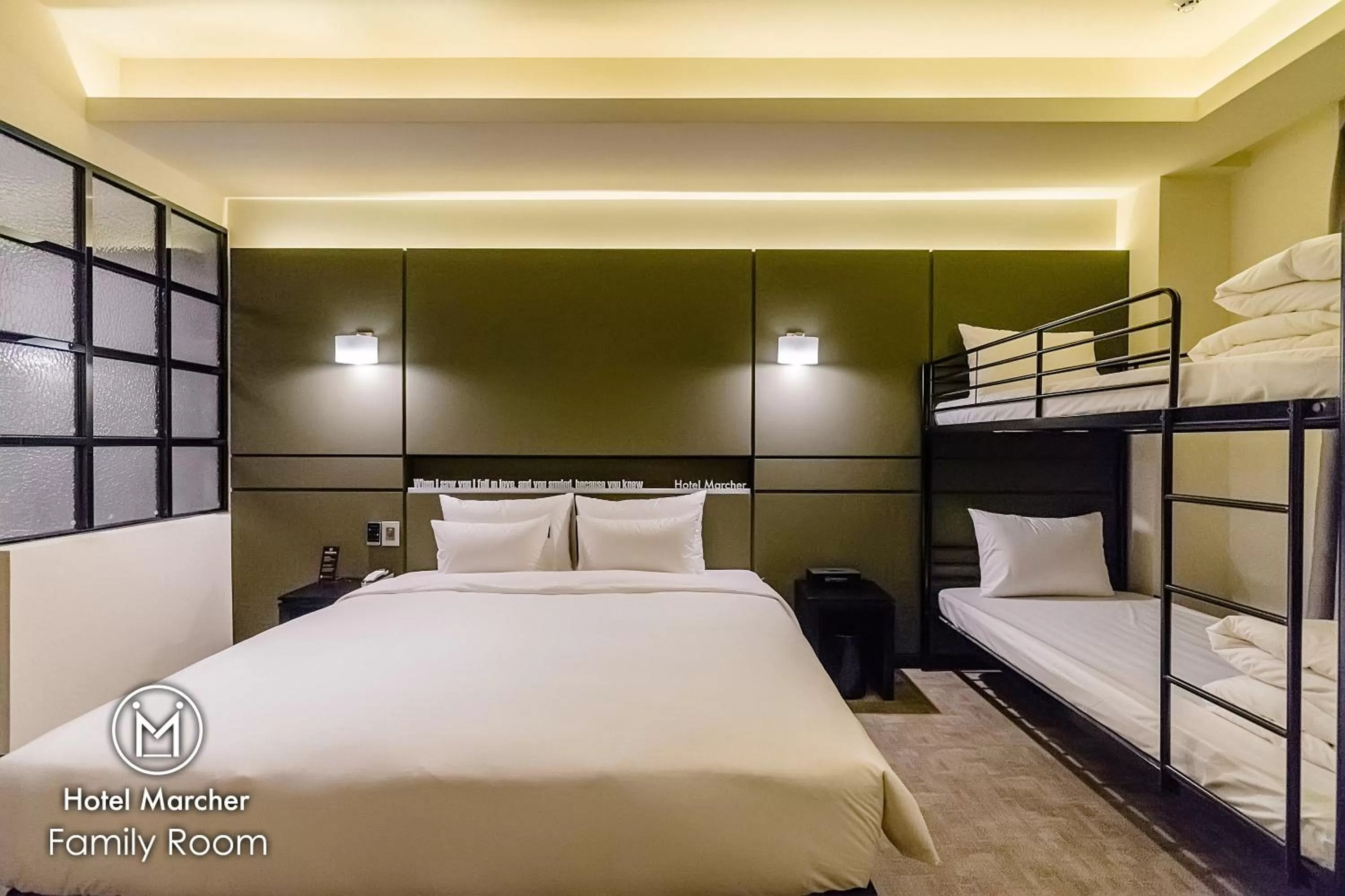 bunk bed, Bed in Hotel Marcher