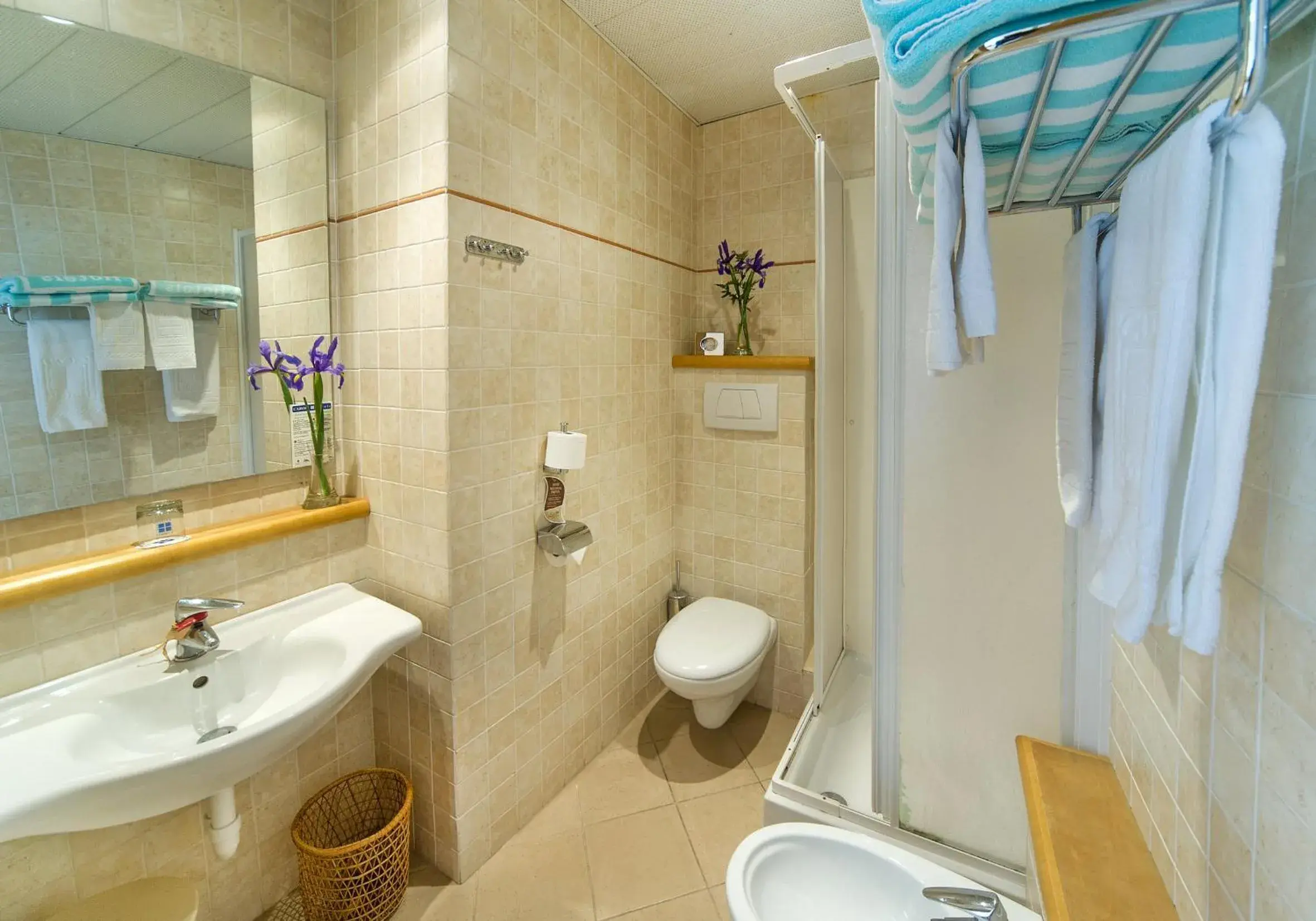 Bathroom in Hotel Terminal - Caroli Hotels