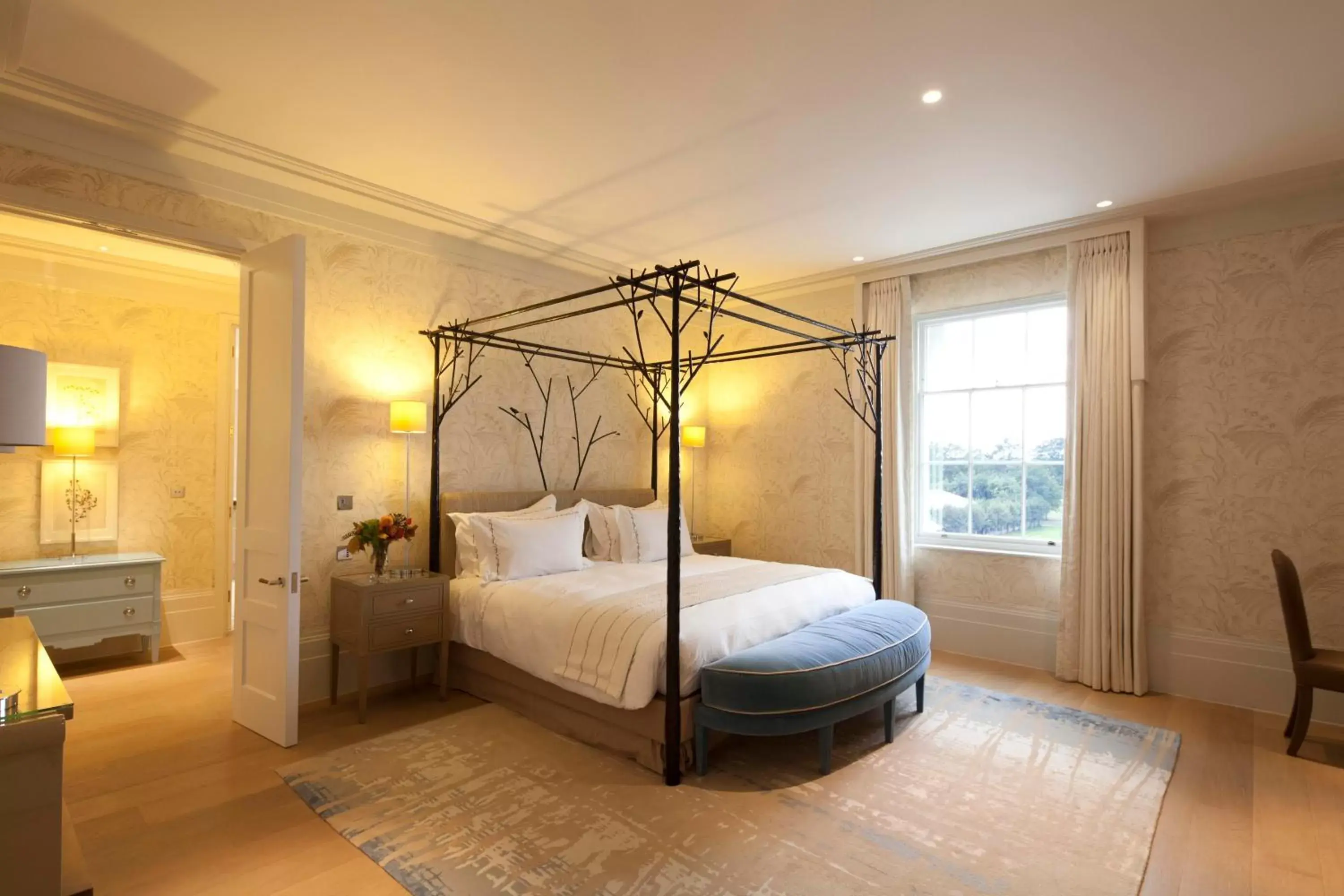 Bed in Coworth Park - Dorchester Collection