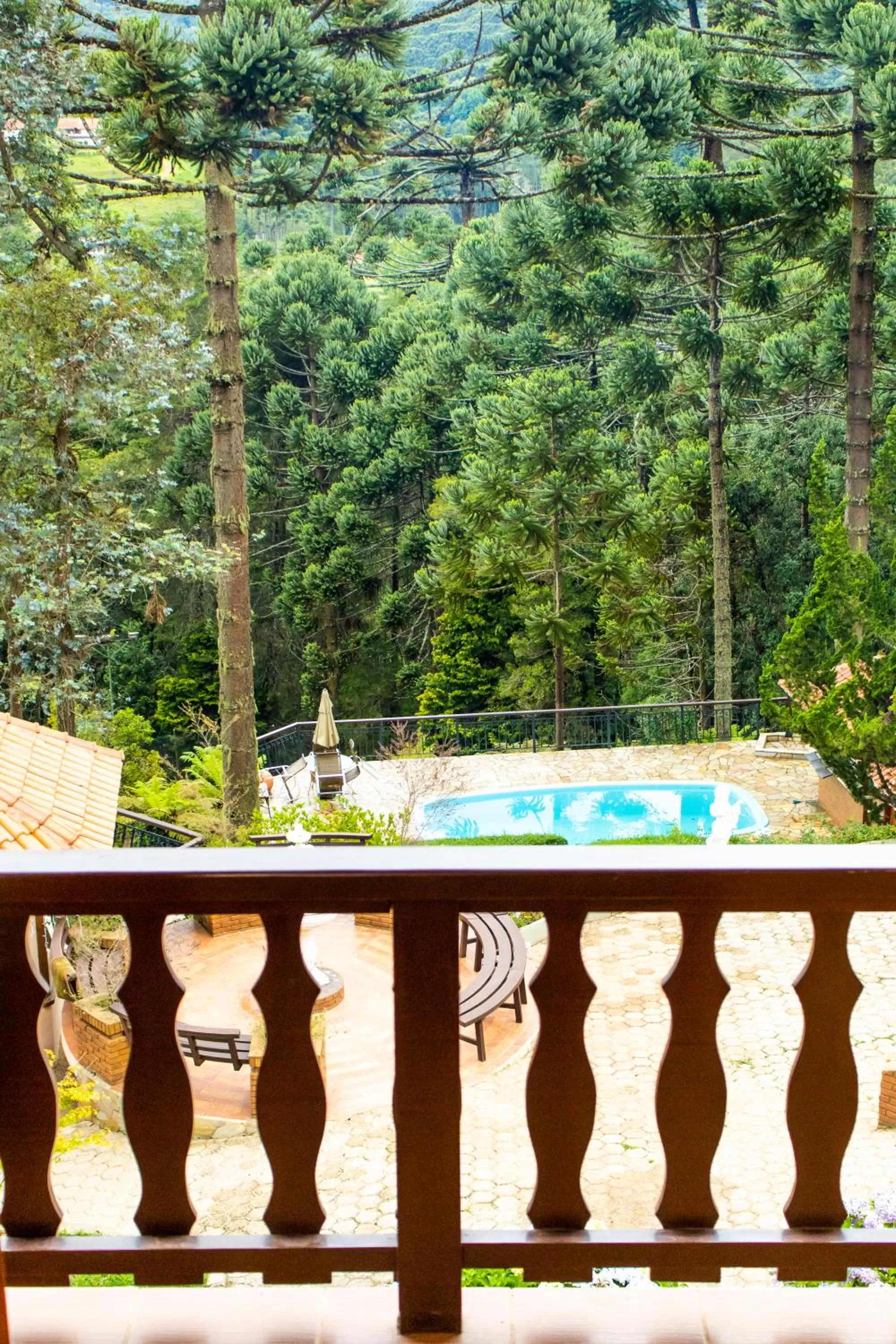 Garden view in Pousada Ricanto Amore Mio