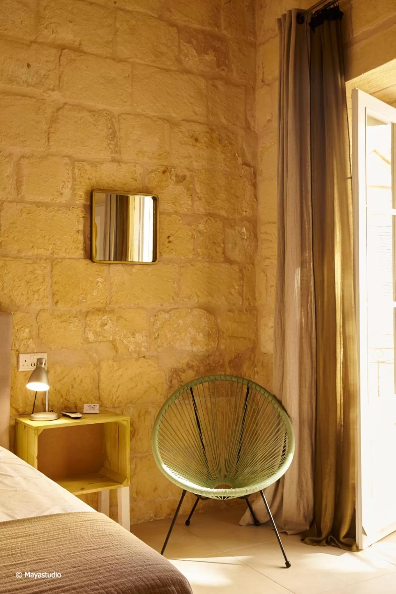 Decorative detail, Bed in Provicario