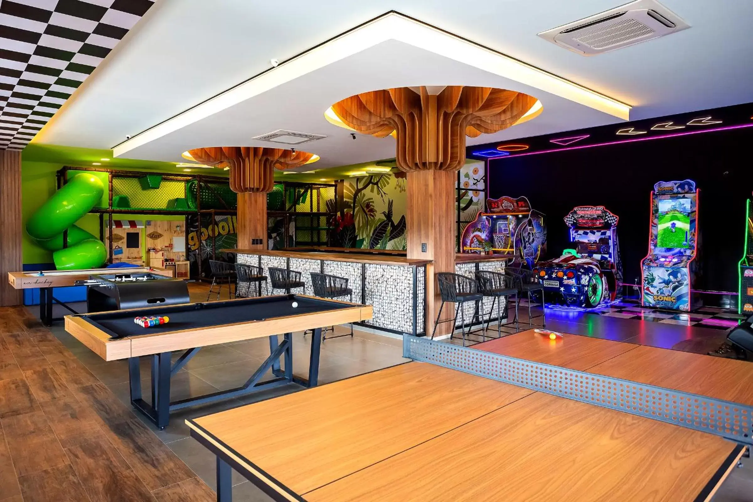 Game Room, Billiards in Pousada Arte da Natureza