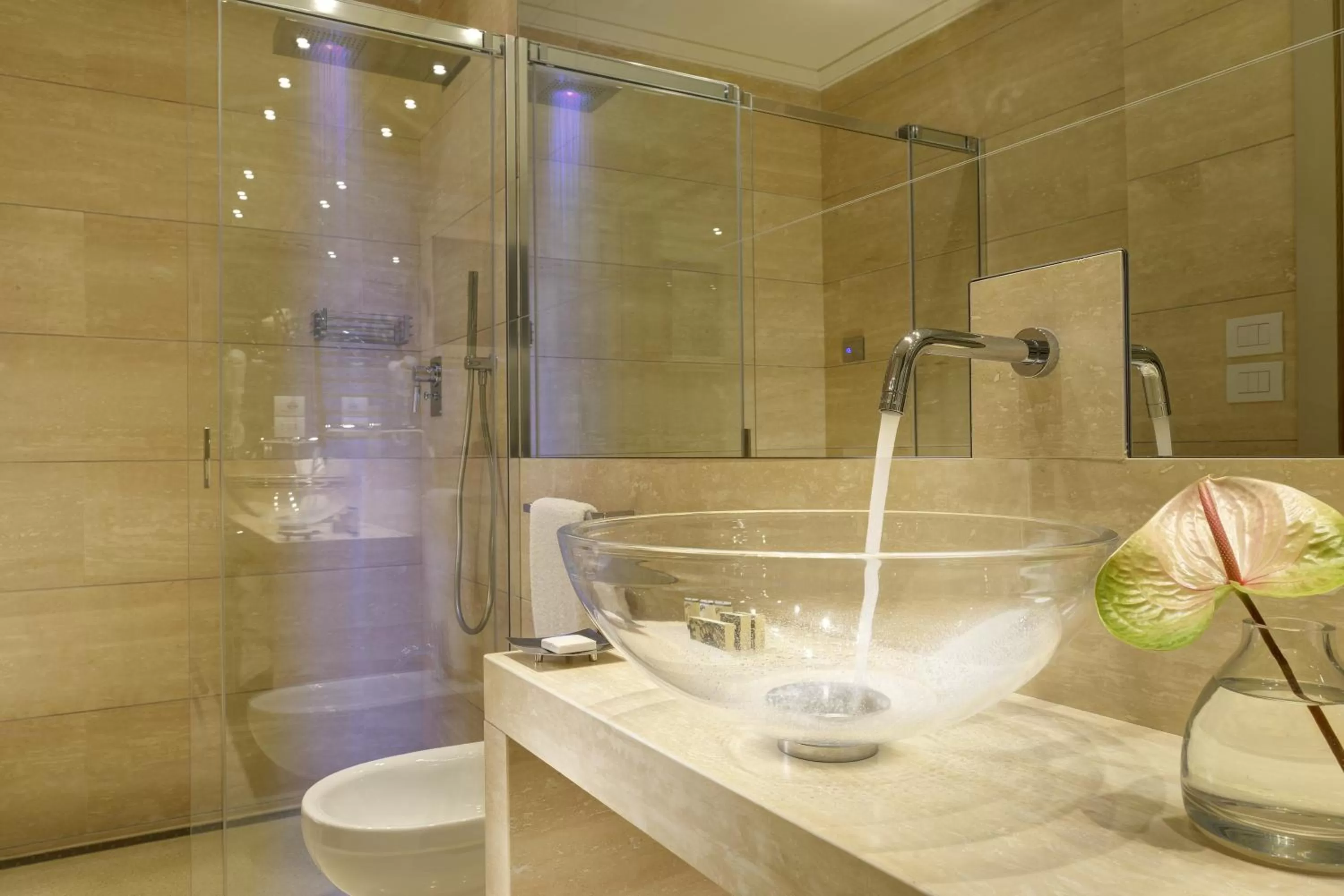 Bathroom in Grand Hotel Minerva