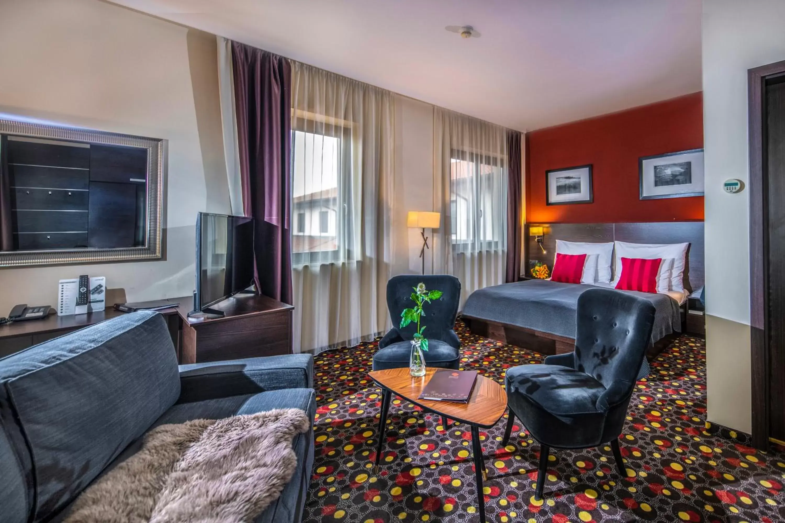 Bedroom, Bed in Budapest Airport Hotel Stáció Wellness & Konferencia Bedroom, Bed in Budapest Airport Hotel Stáció Wellness & Konferencia