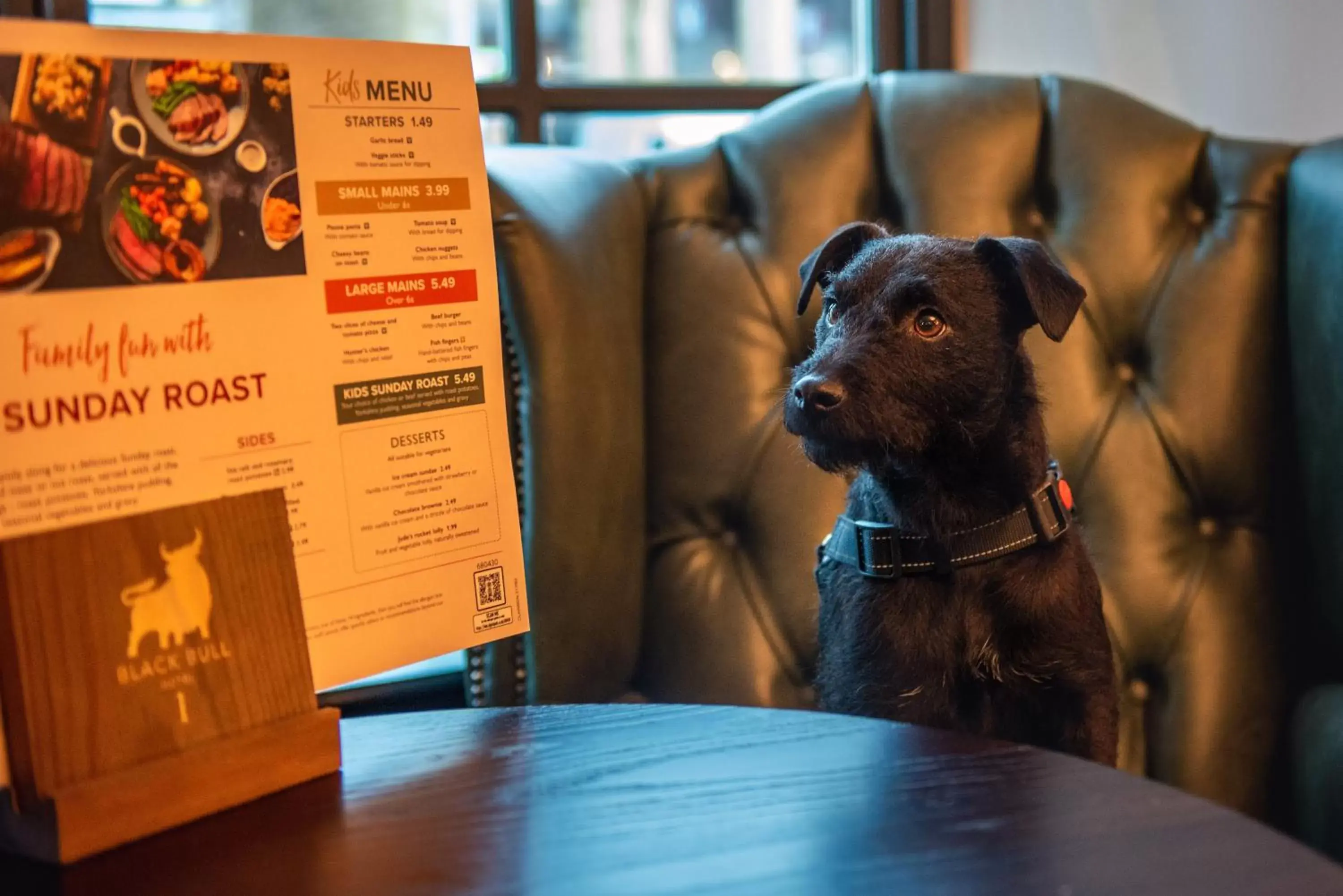 Dining area, Pets in Black Bull Hotel