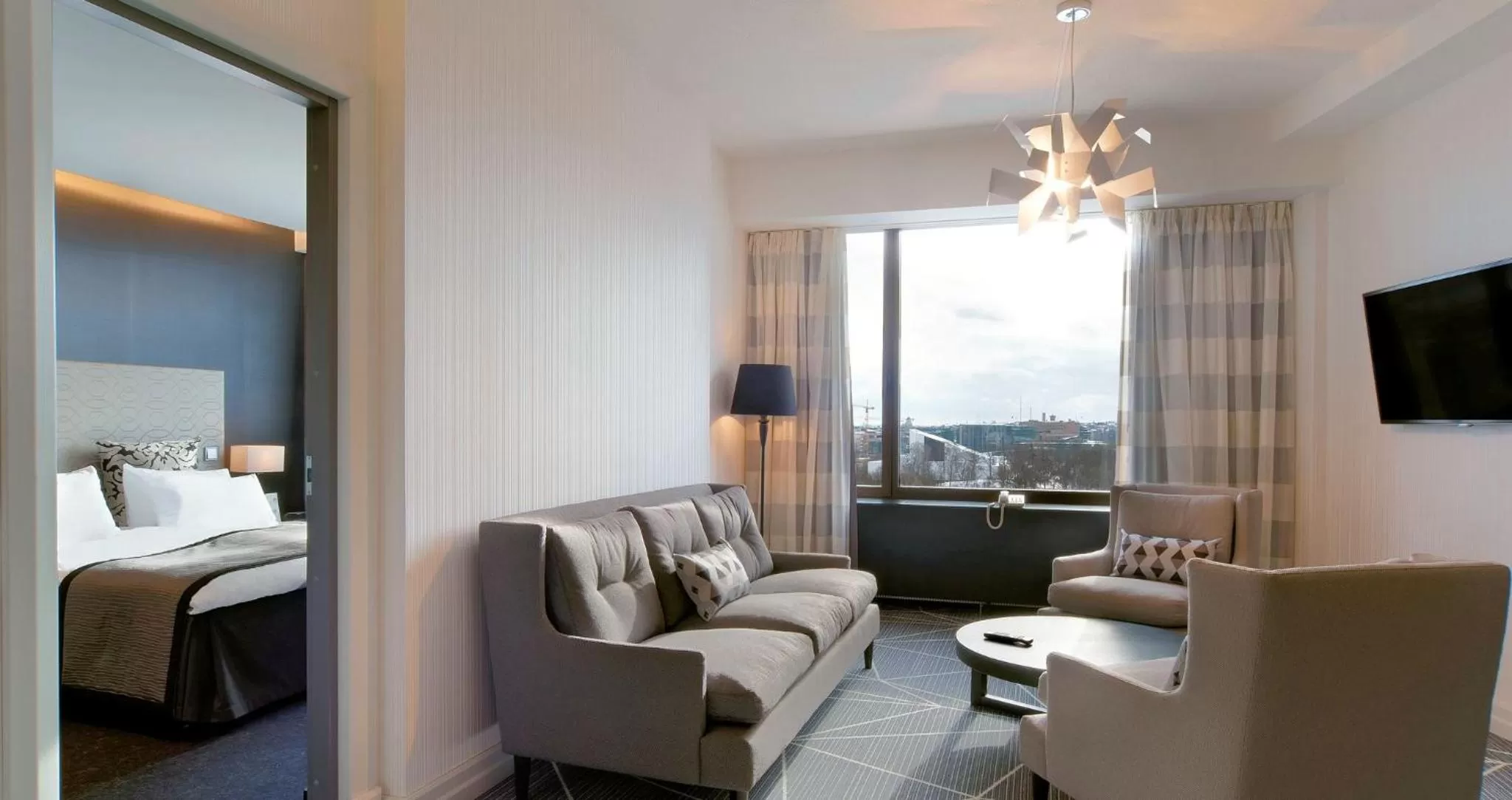 Photo of the whole room, Bed in Crowne Plaza Helsinki - Hesperia by IHG