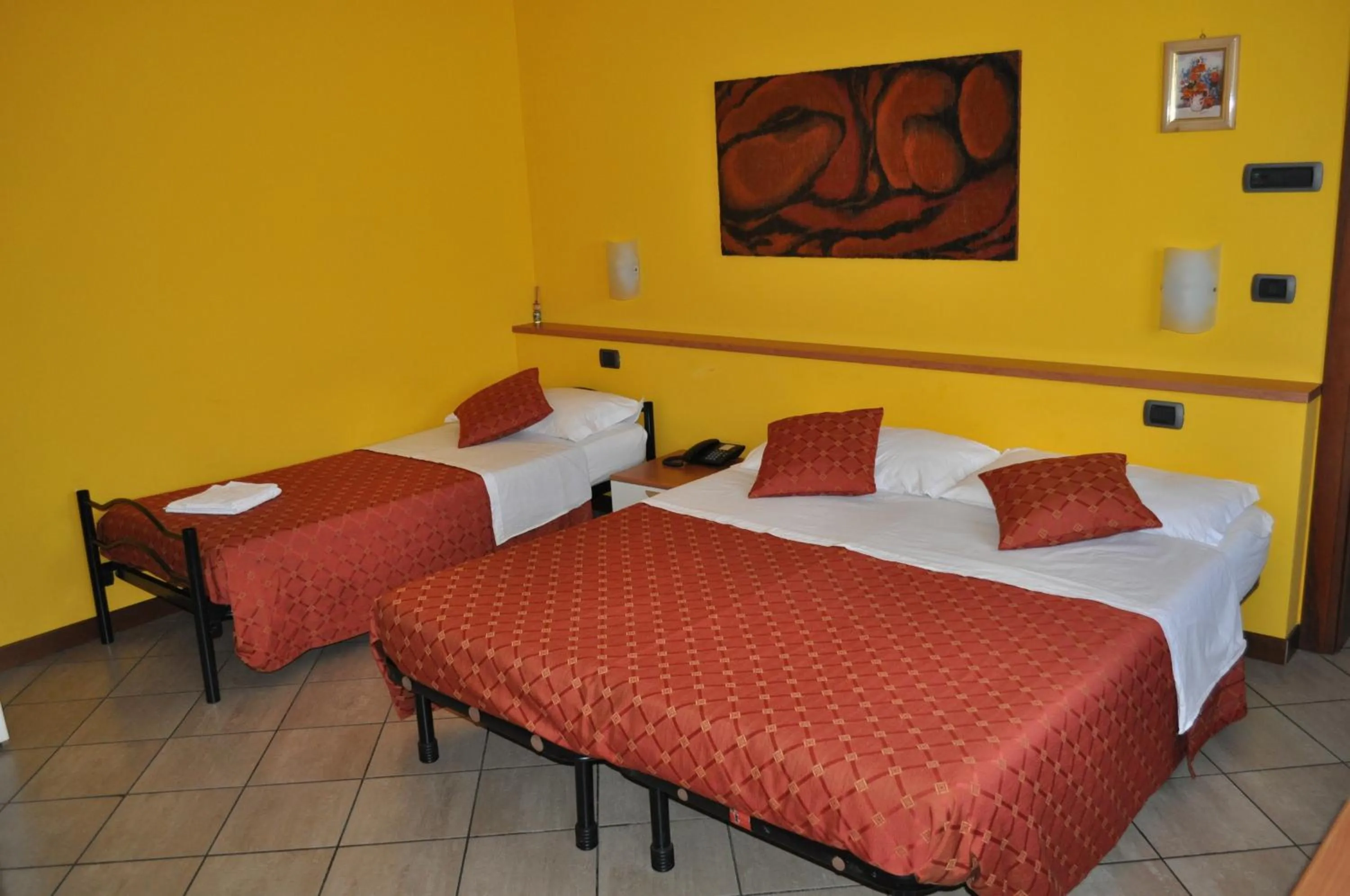 Bed in Hotel Mantova Sud