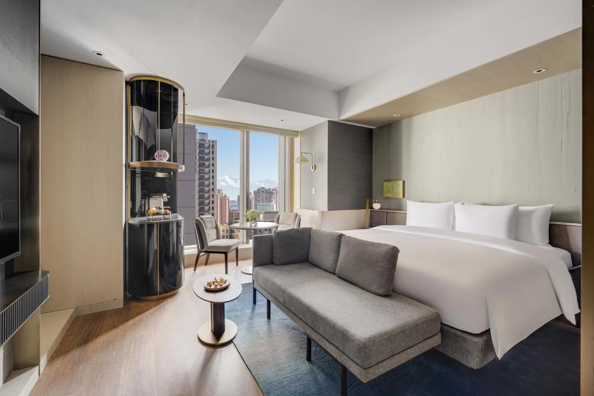 Bed in InterContinental Kaohsiung by IHG