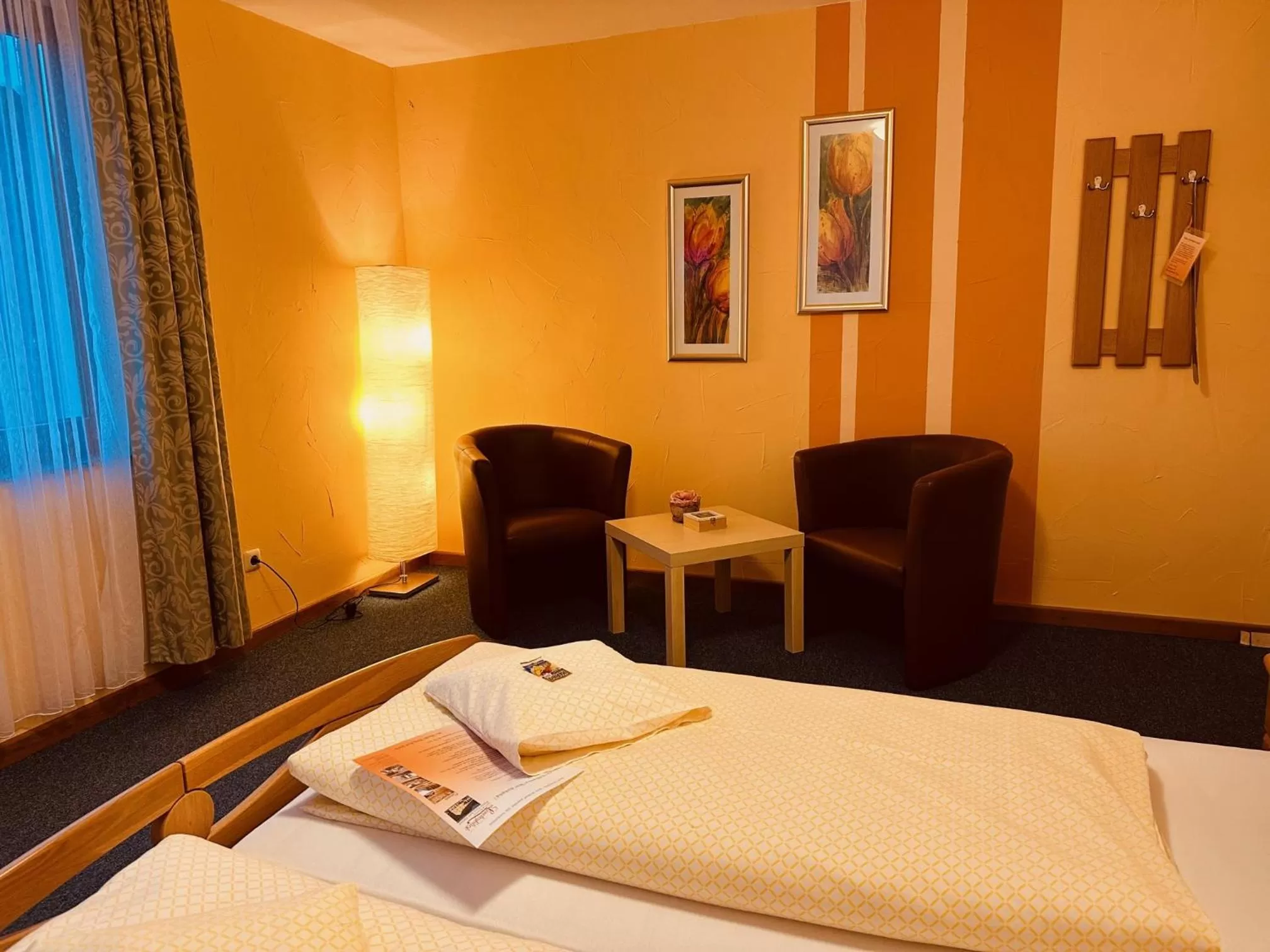 Bed in Hotel Cafe Restaurant Loreleyblick