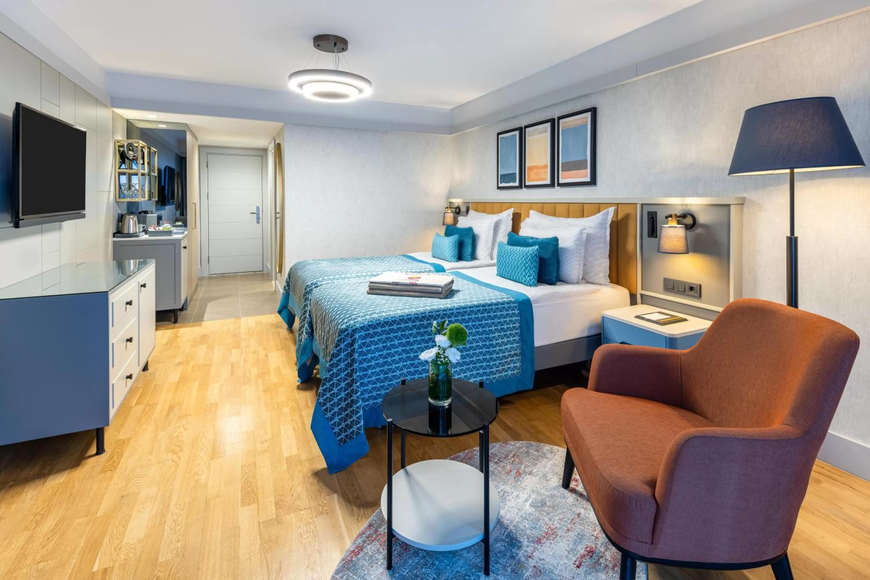 Communal lounge/ TV room, Bed in Arum Barut Collection - Ultra All Inclusive