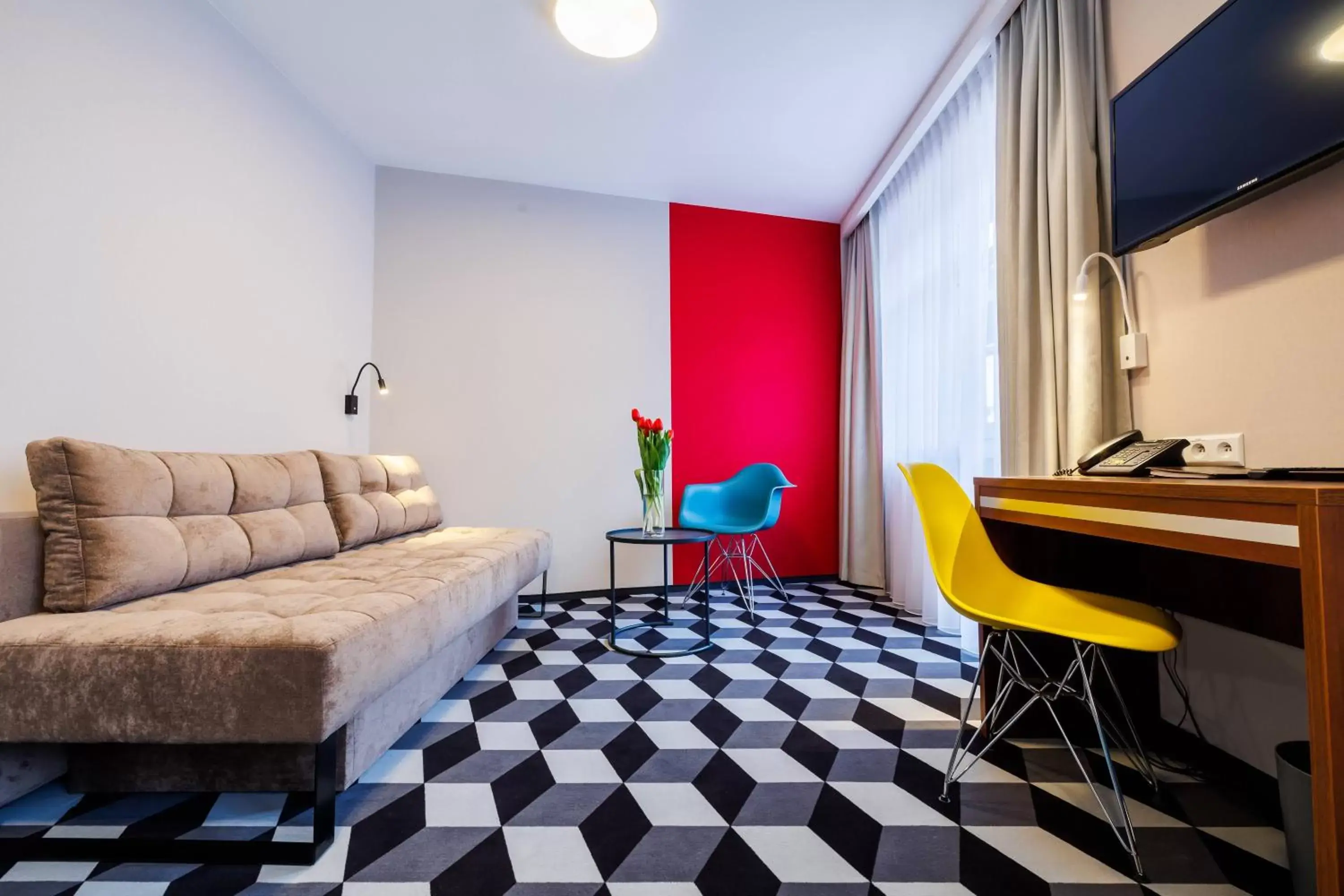 Bedroom, Seating Area in Hotel Wyspiański