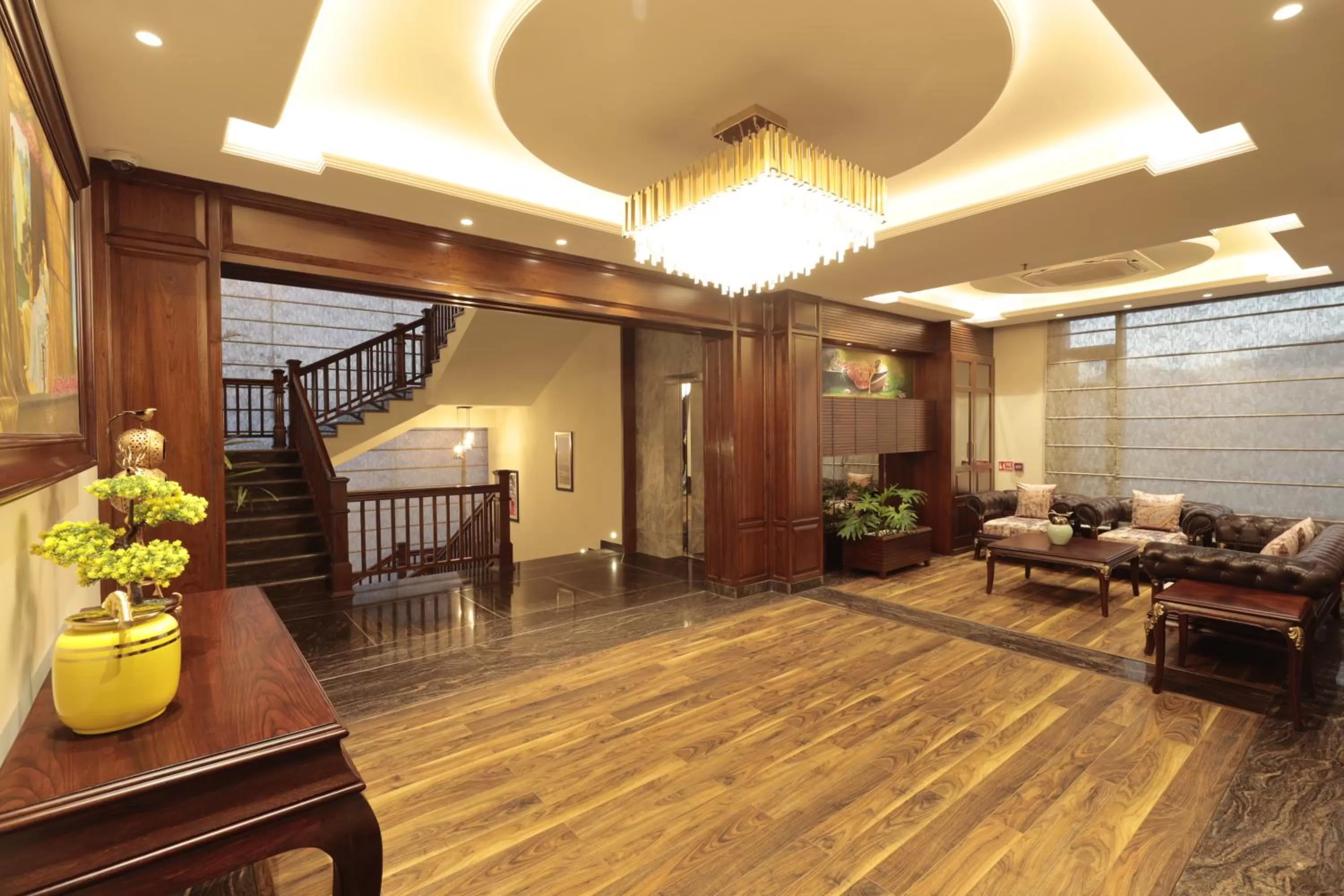 Lobby or reception in WelcomHeritage Elysium Resort & Spa