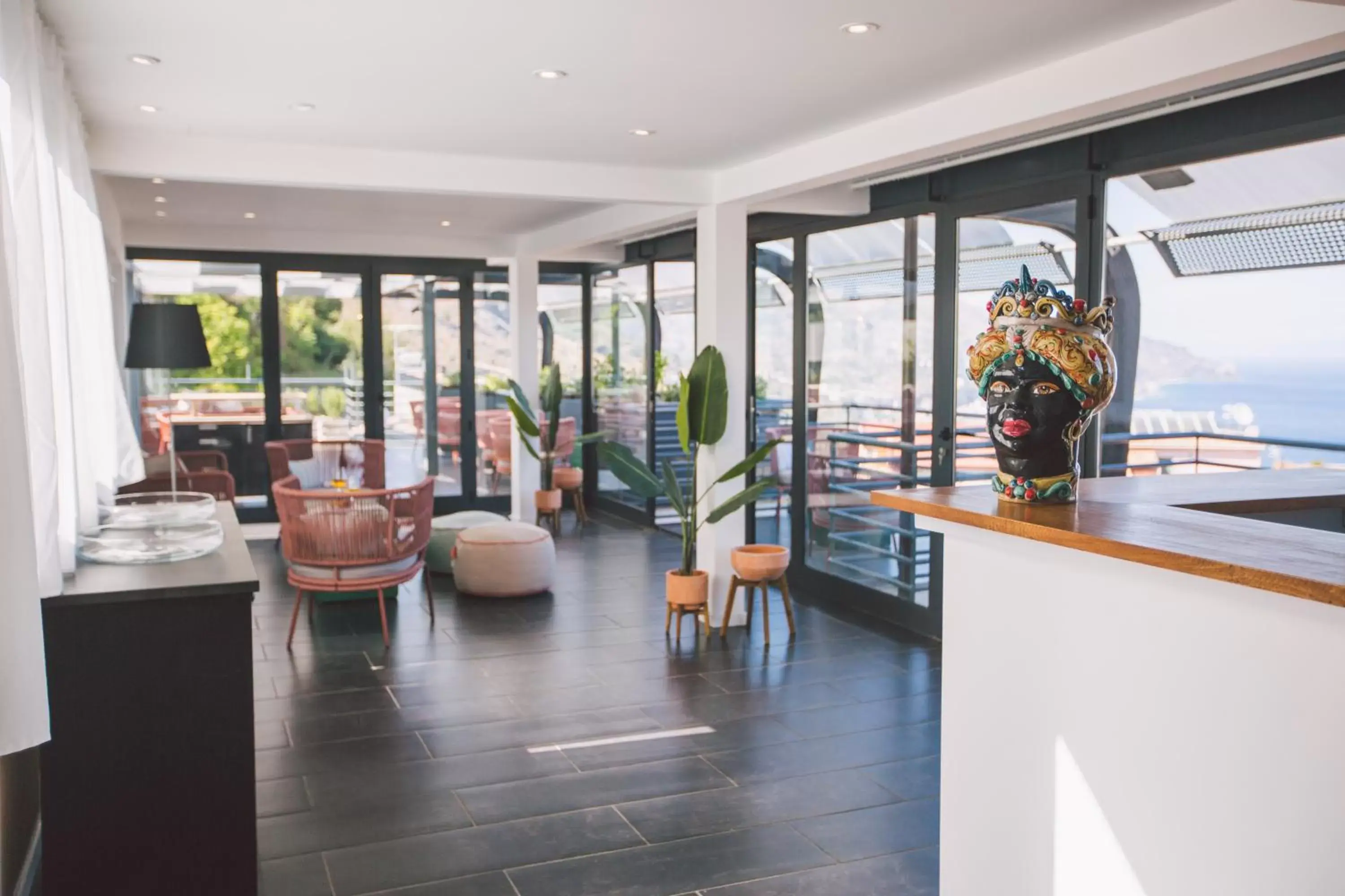 Lobby or reception in Taormina Palace Hotel Lobby or reception in Taormina Palace Hotel